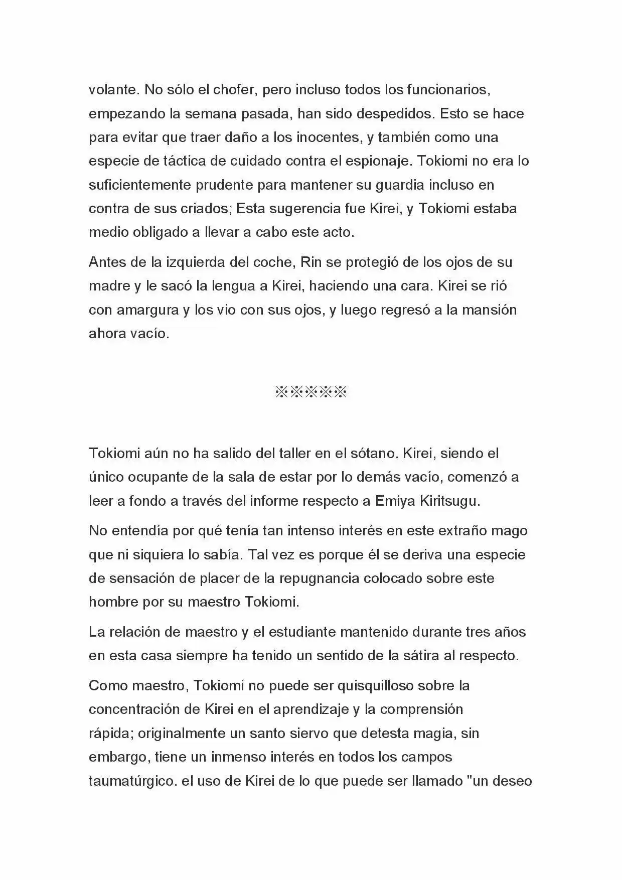 Fate Zero Novela capítulo 6, página 15