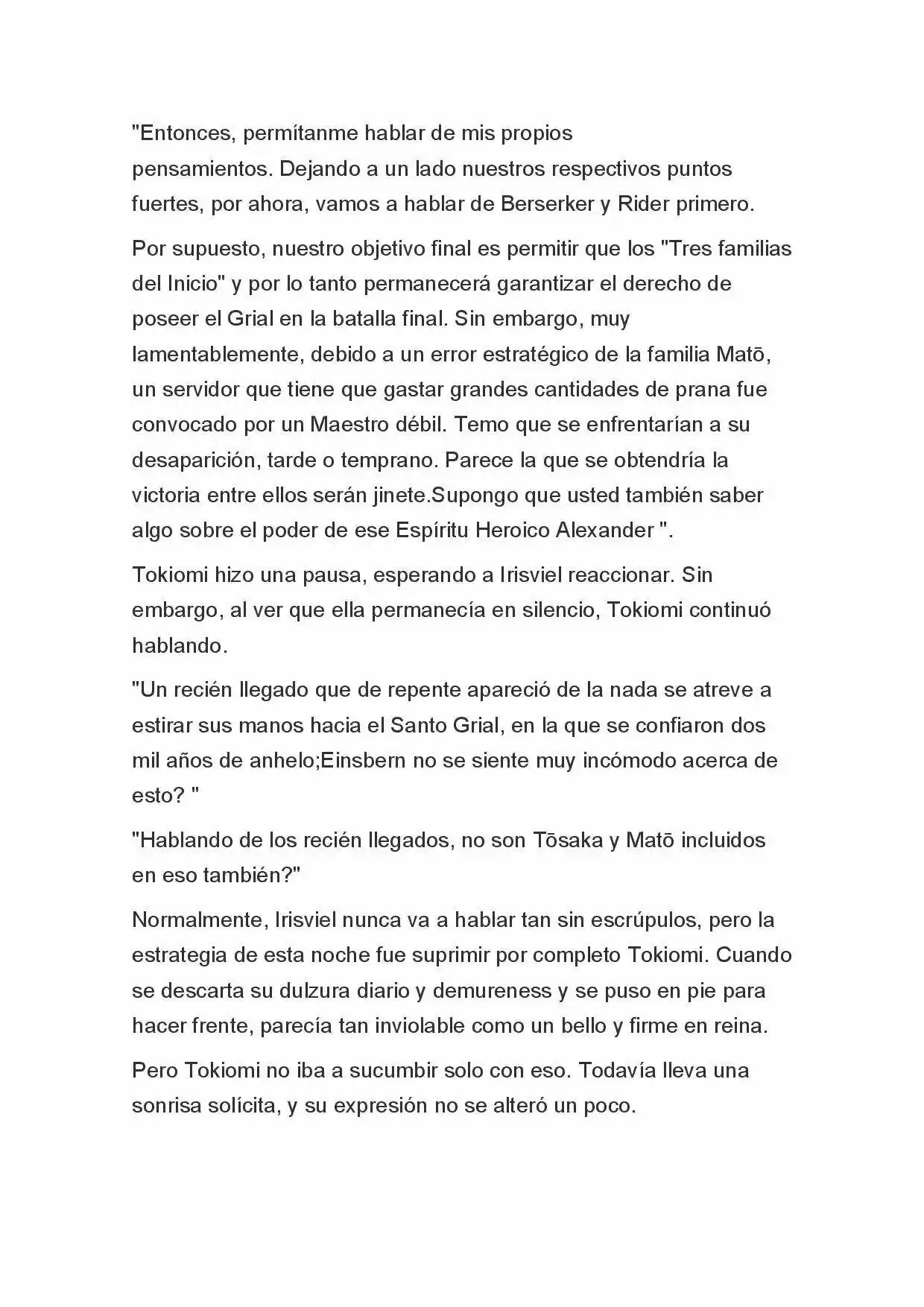 Fate Zero Novela capítulo 61, página 3