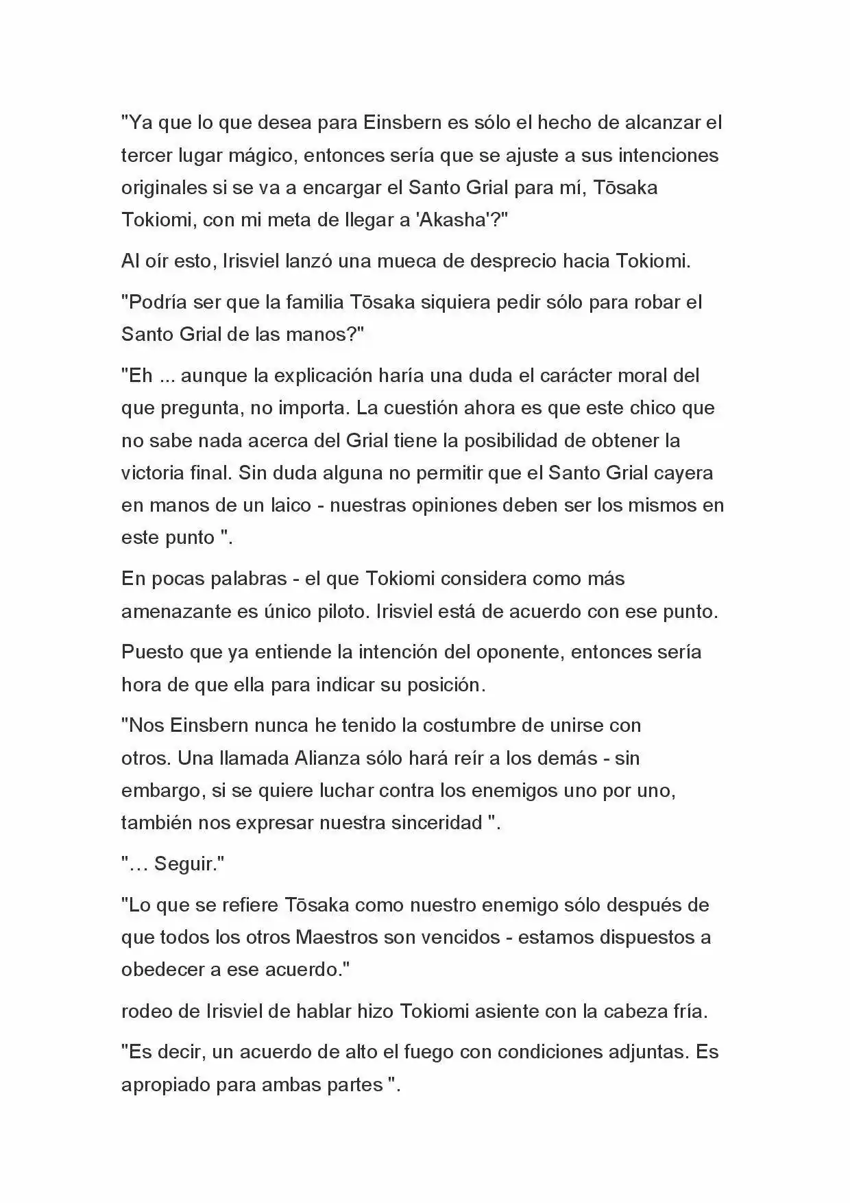 Fate Zero Novela capítulo 61, página 4
