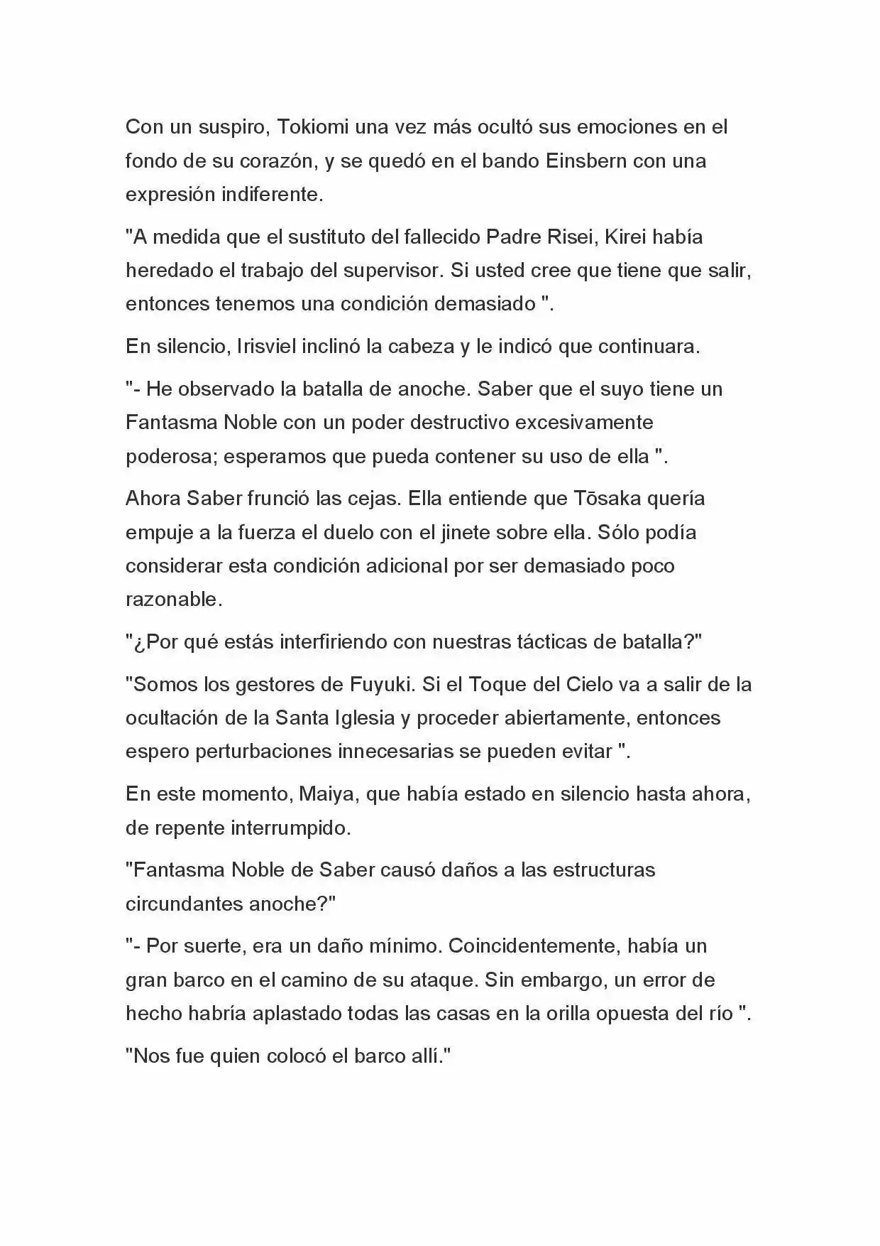Fate Zero Novela capítulo 61, página 7