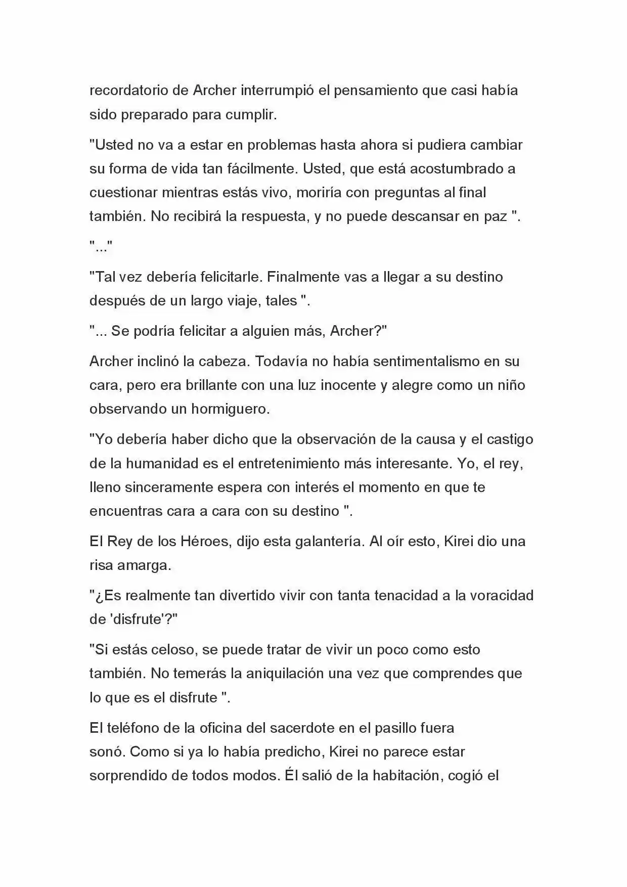 Fate Zero Novela capítulo 61, página 16