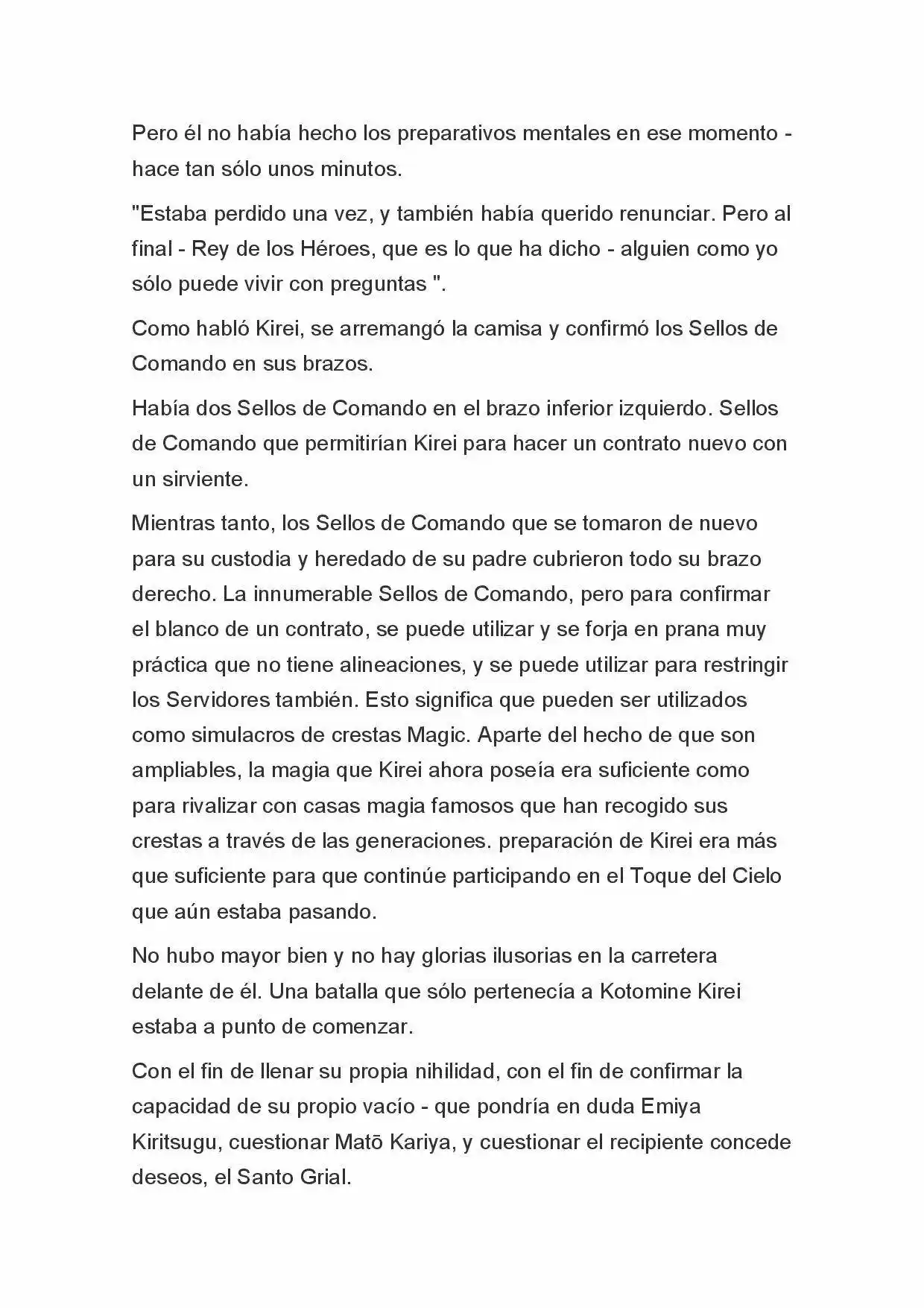 Fate Zero Novela capítulo 61, página 18