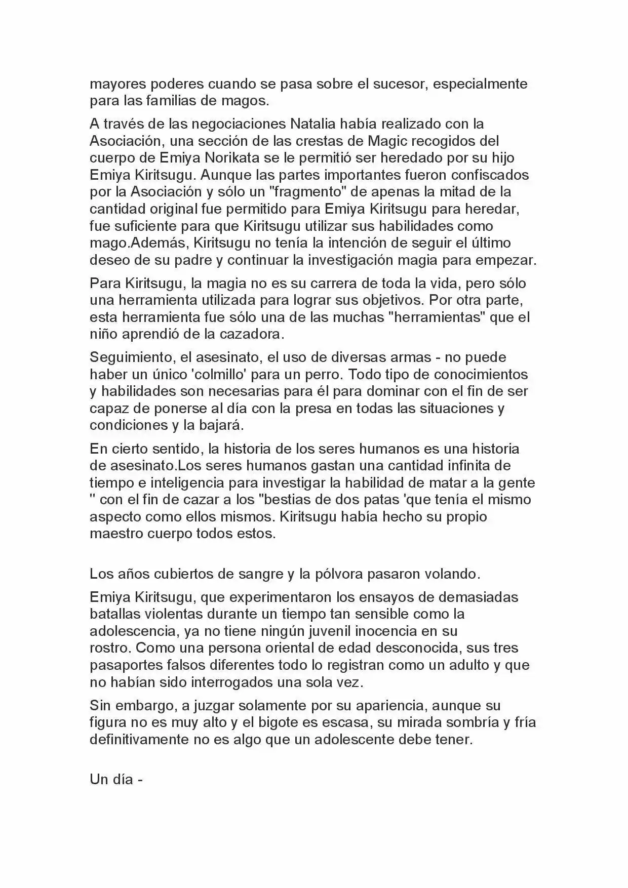 Fate Zero Novela capítulo 63, página 17