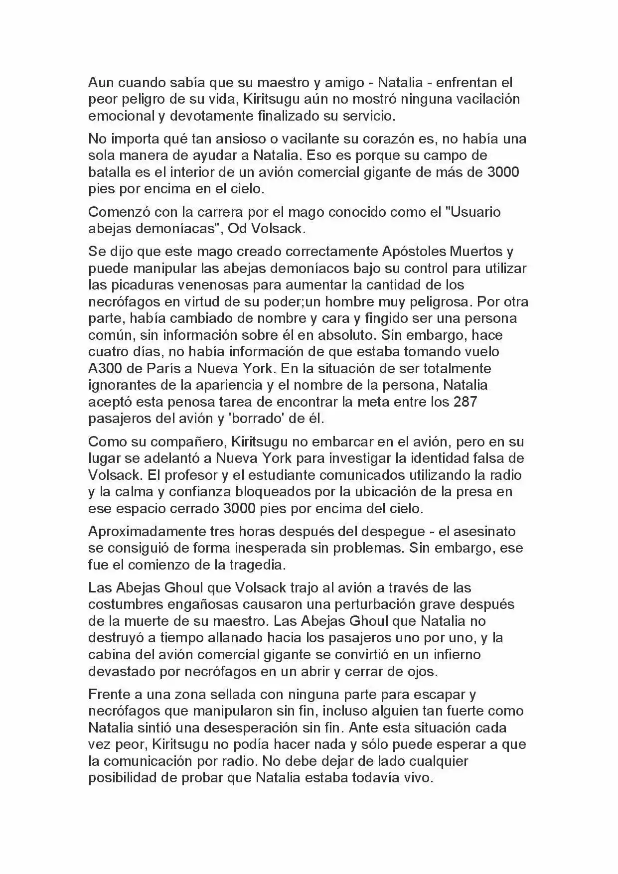 Fate Zero Novela capítulo 63, página 18