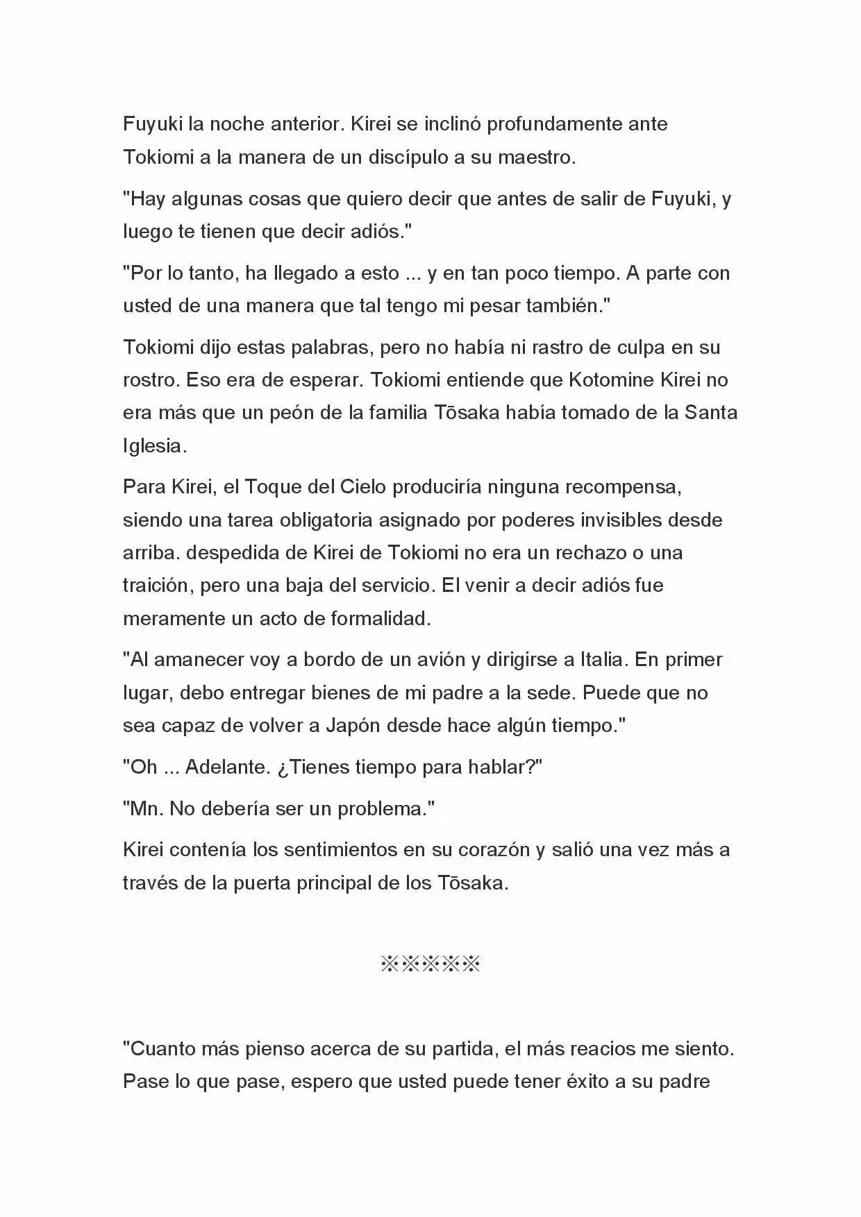 Fate Zero Novela capítulo 64, página 2
