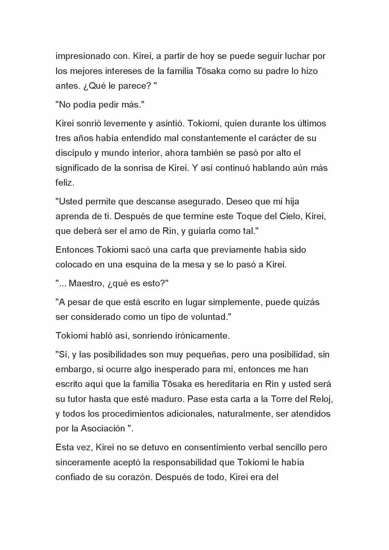 Fate Zero Novela capítulo 64, página 4