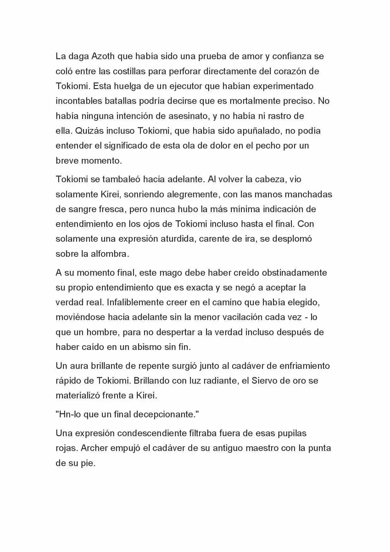 Fate Zero Novela capítulo 64, página 7