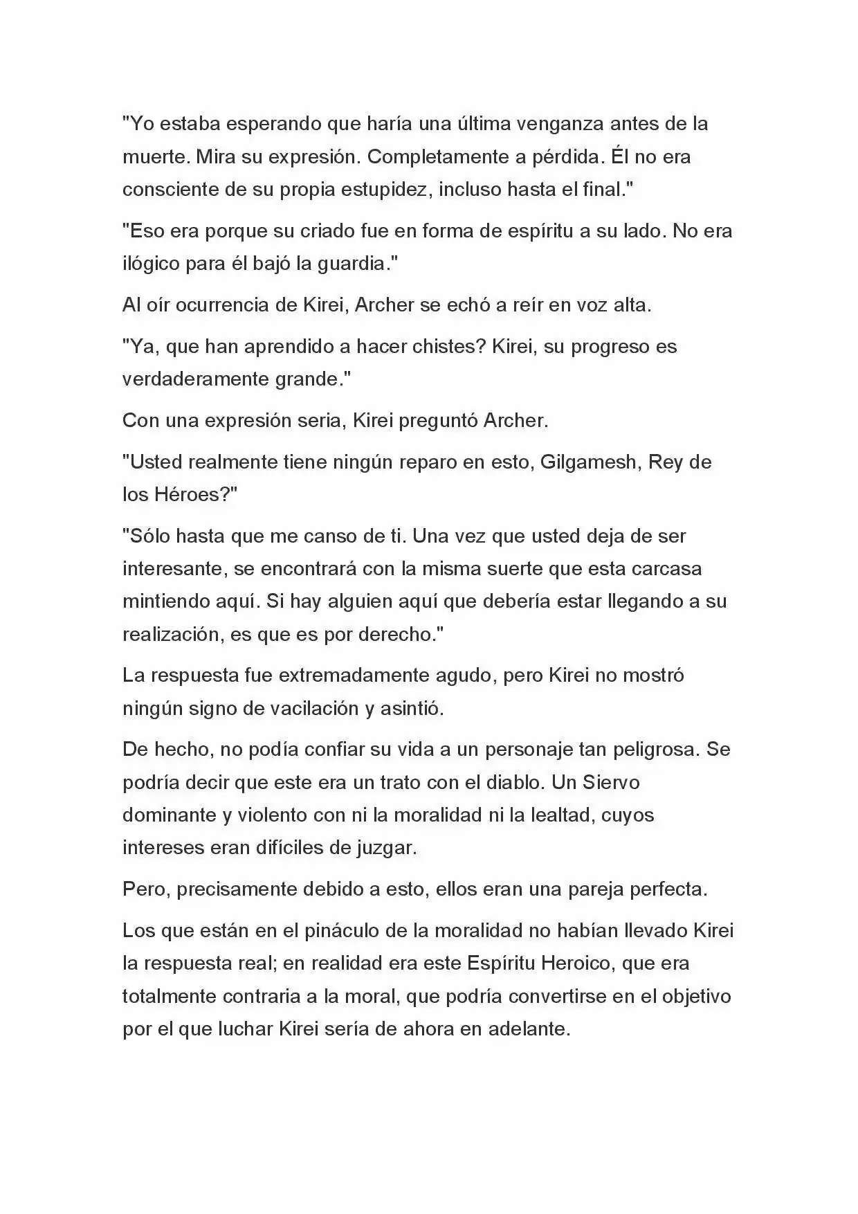 Fate Zero Novela capítulo 64, página 8