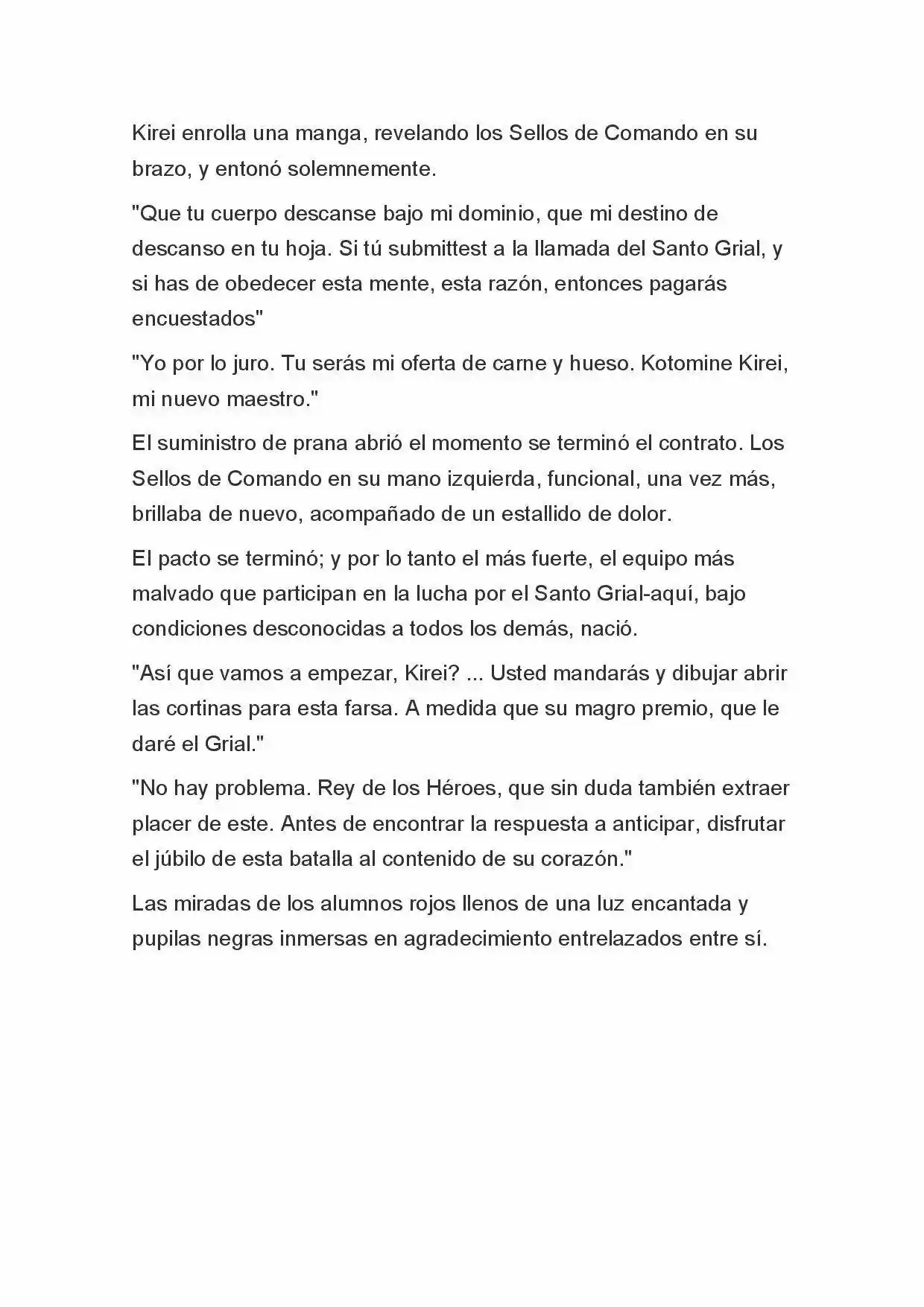 Fate Zero Novela capítulo 64, página 9