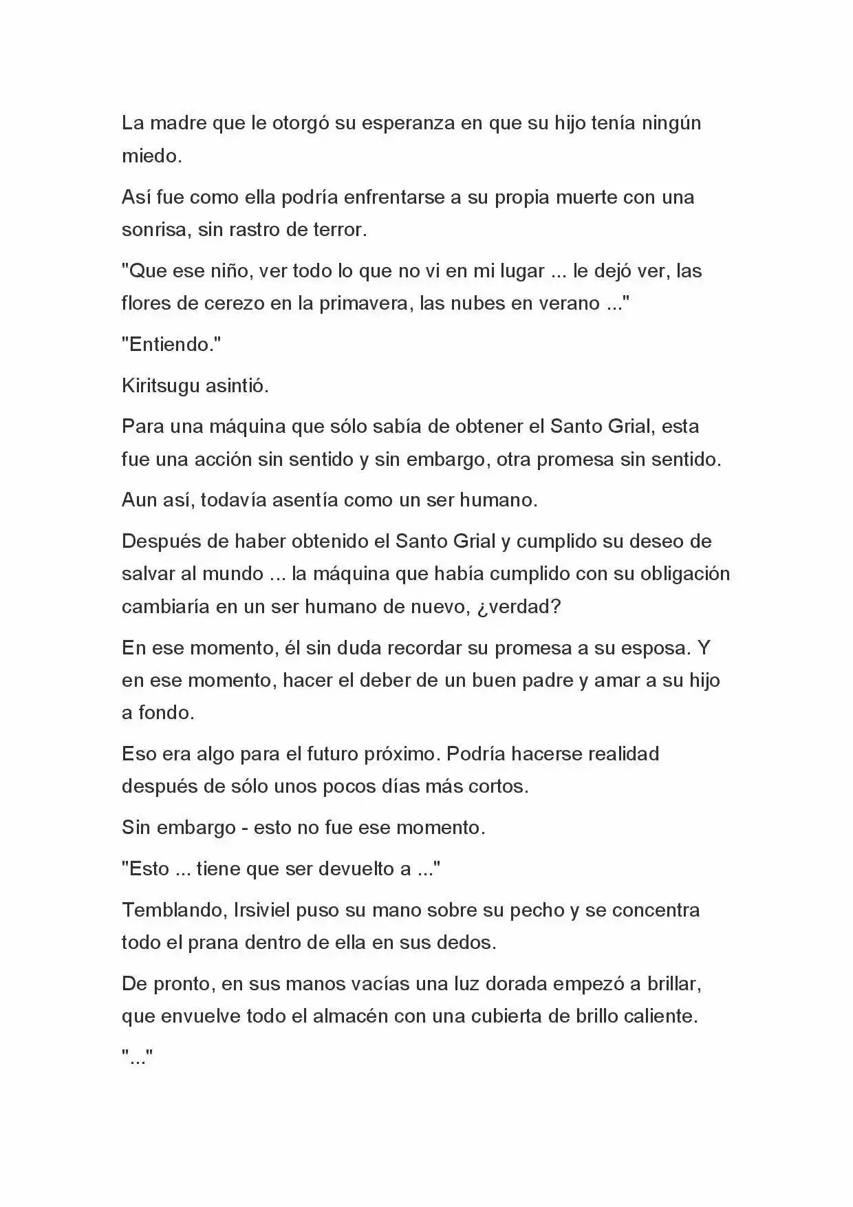 Fate Zero Novela capítulo 65, página 6
