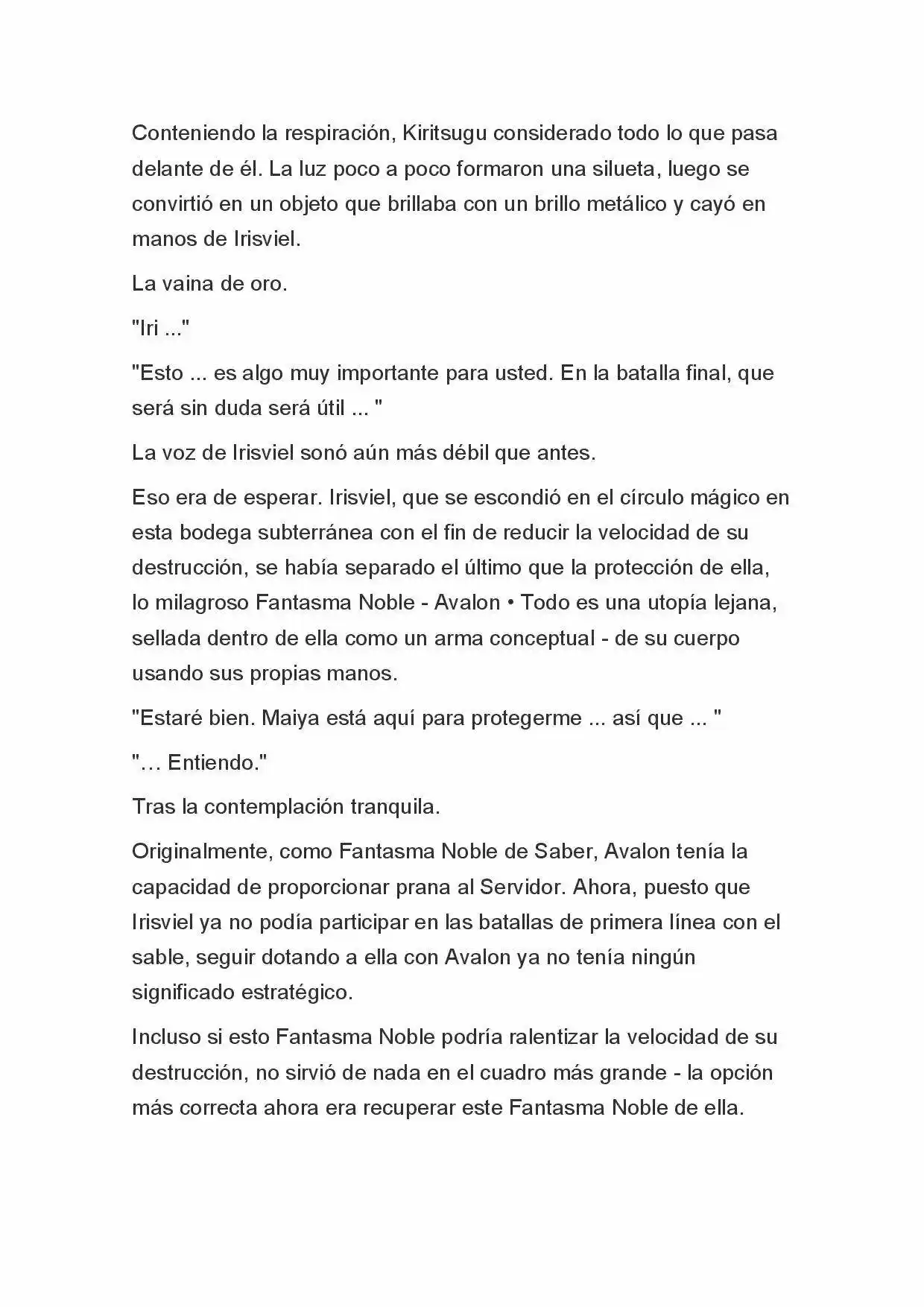 Fate Zero Novela capítulo 65, página 7
