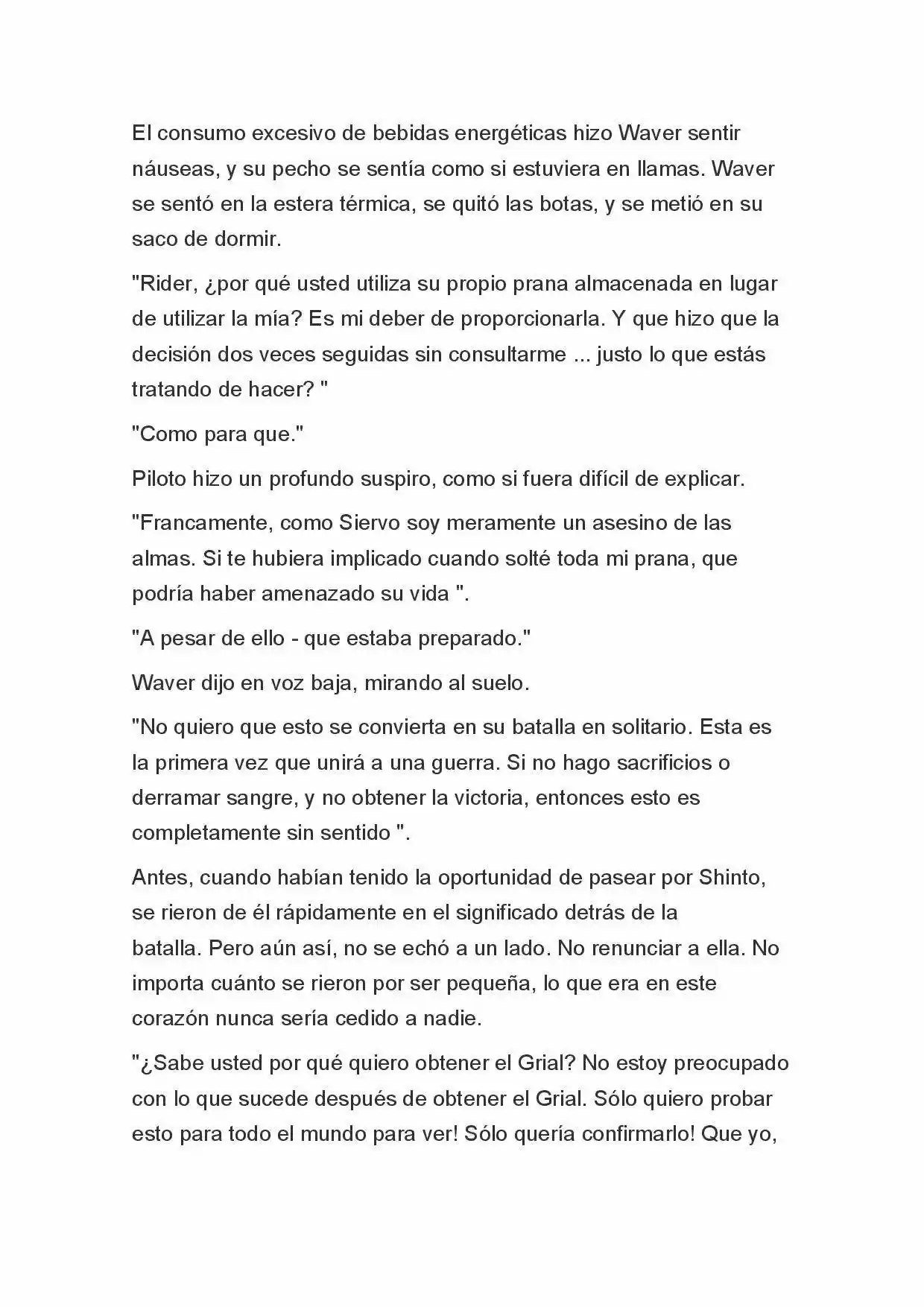 Fate Zero Novela capítulo 66, página 8