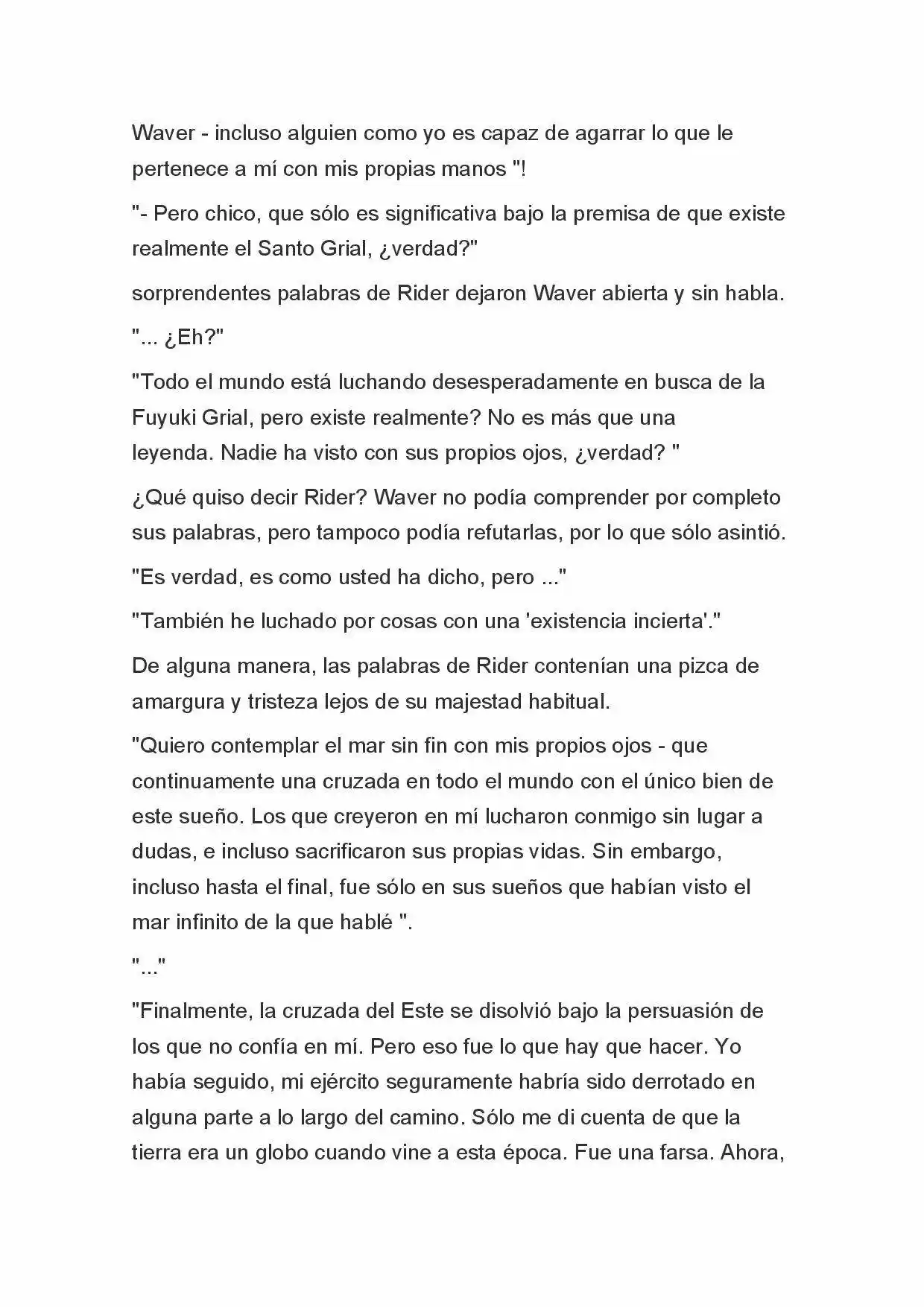 Fate Zero Novela capítulo 66, página 9