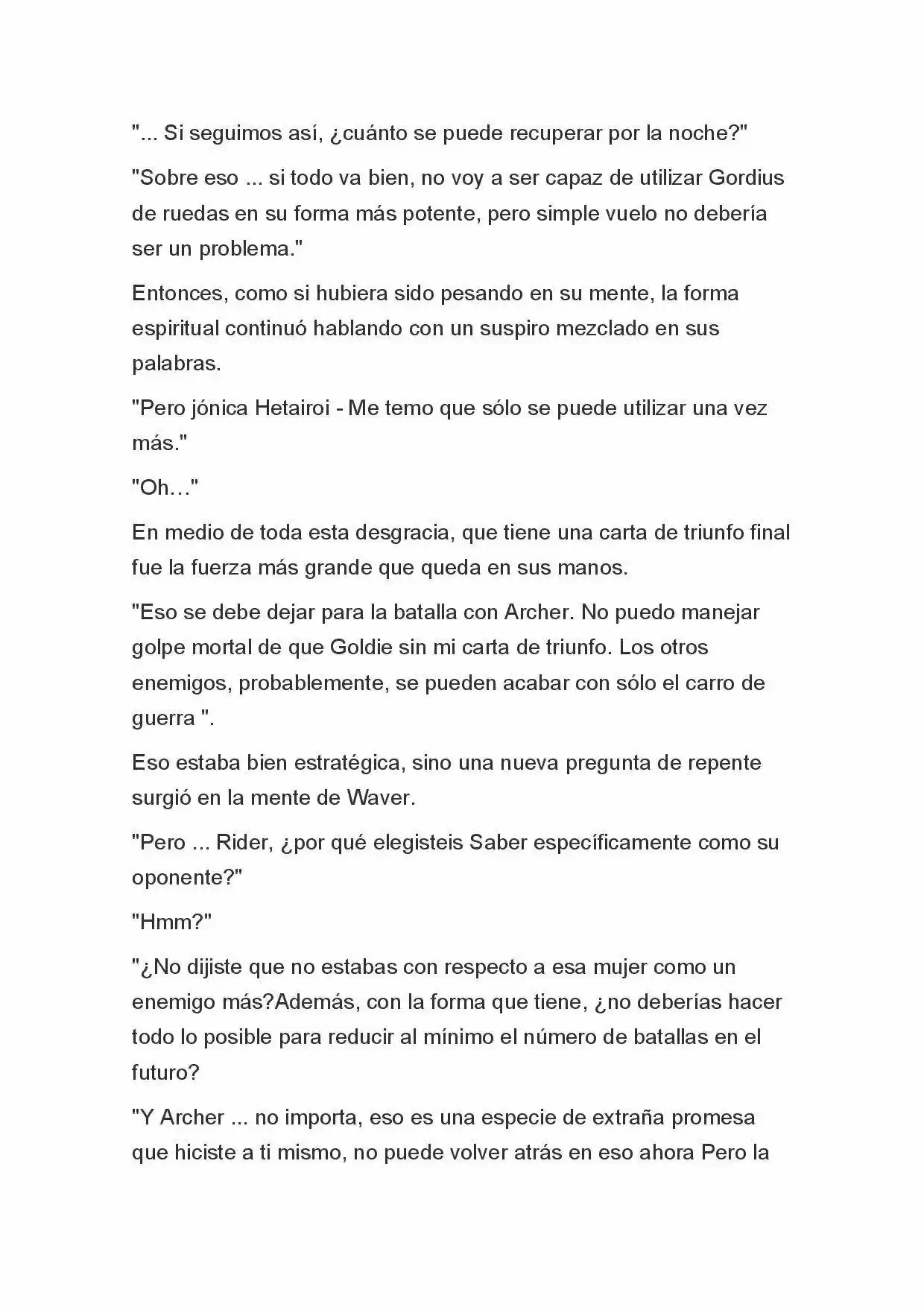 Fate Zero Novela capítulo 66, página 12