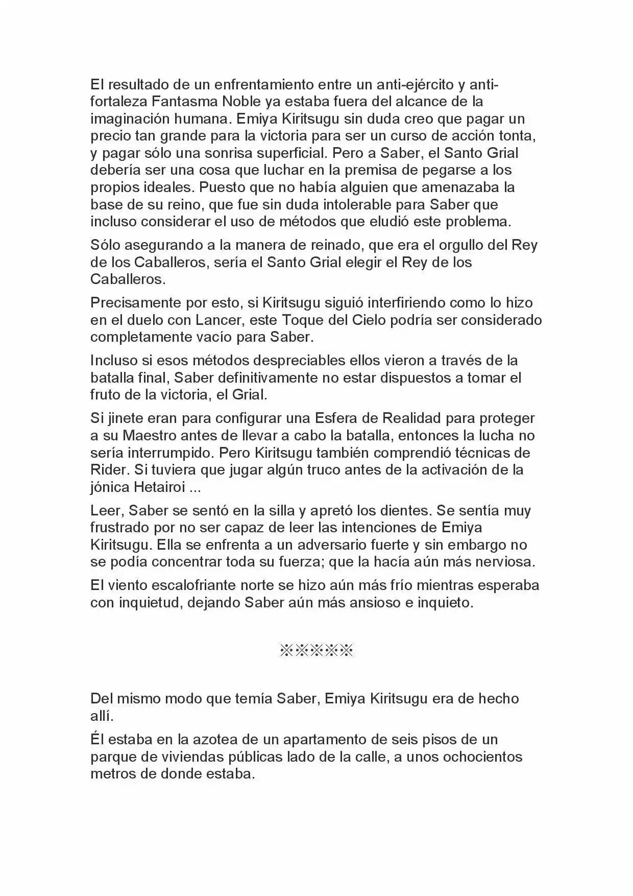 Fate Zero Novela capítulo 68, página 4