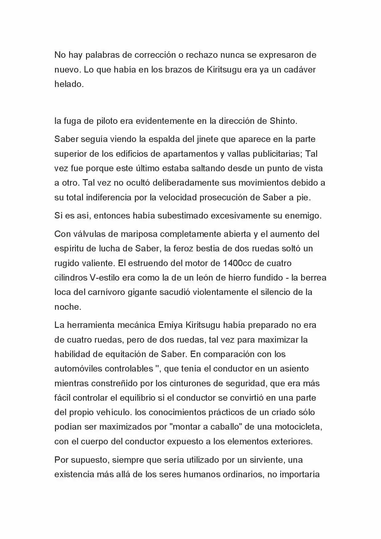 Fate Zero Novela capítulo 69, página 6