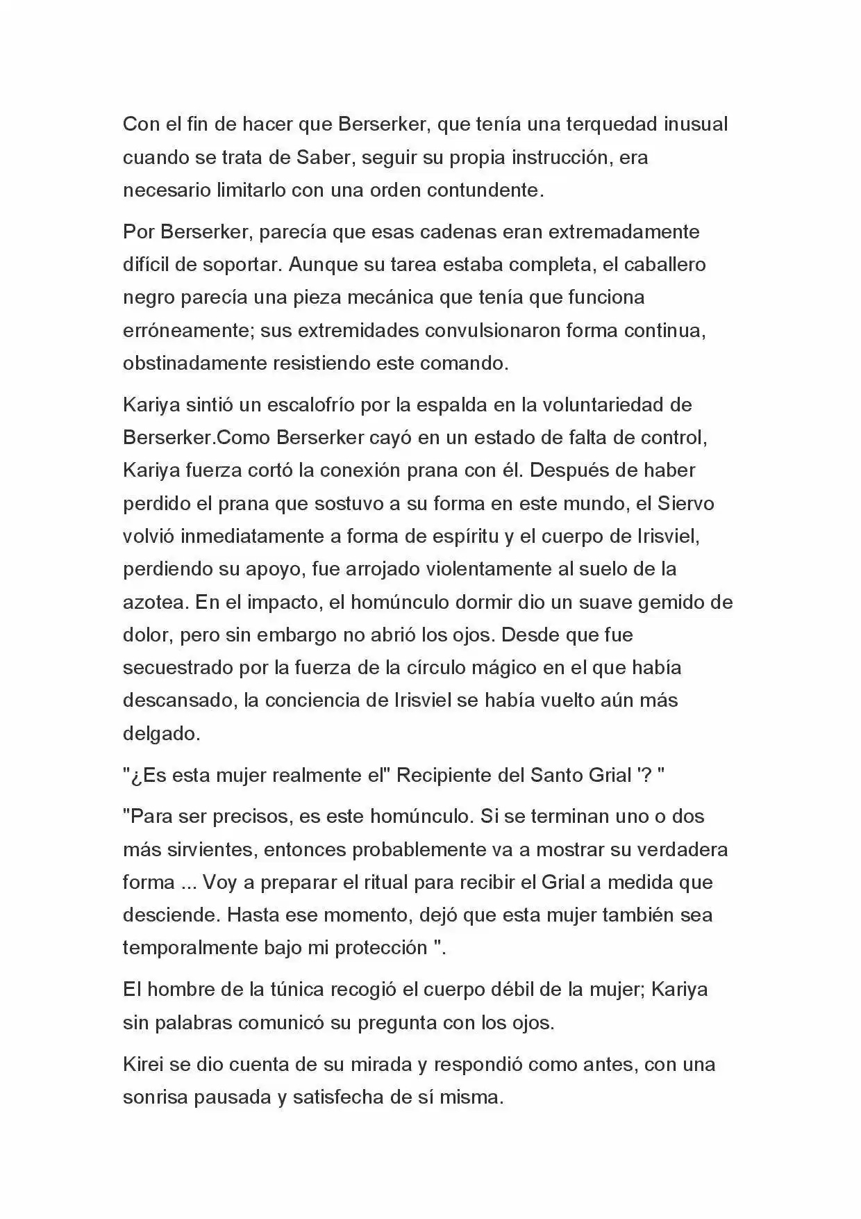Fate Zero Novela capítulo 70, página 4