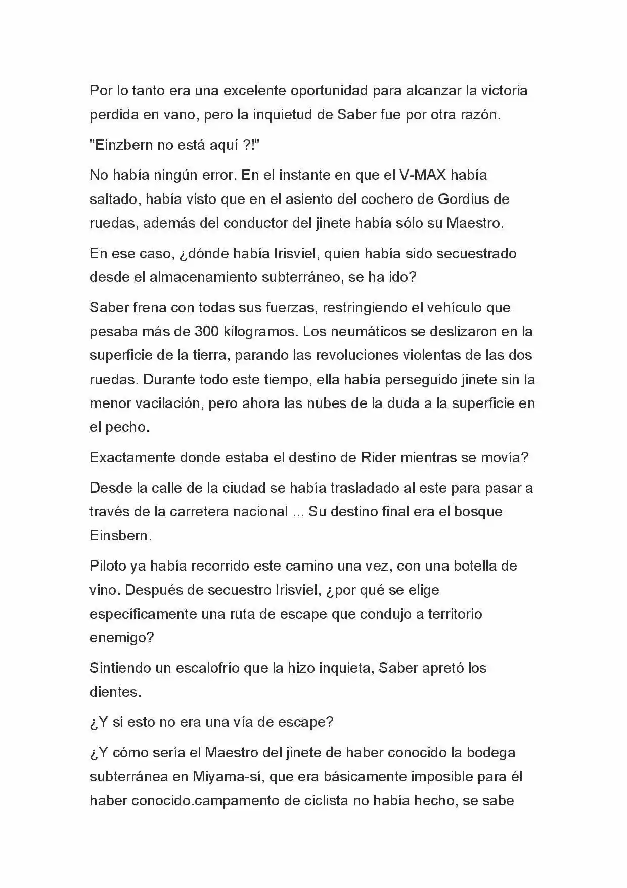 Fate Zero Novela capítulo 70, página 20