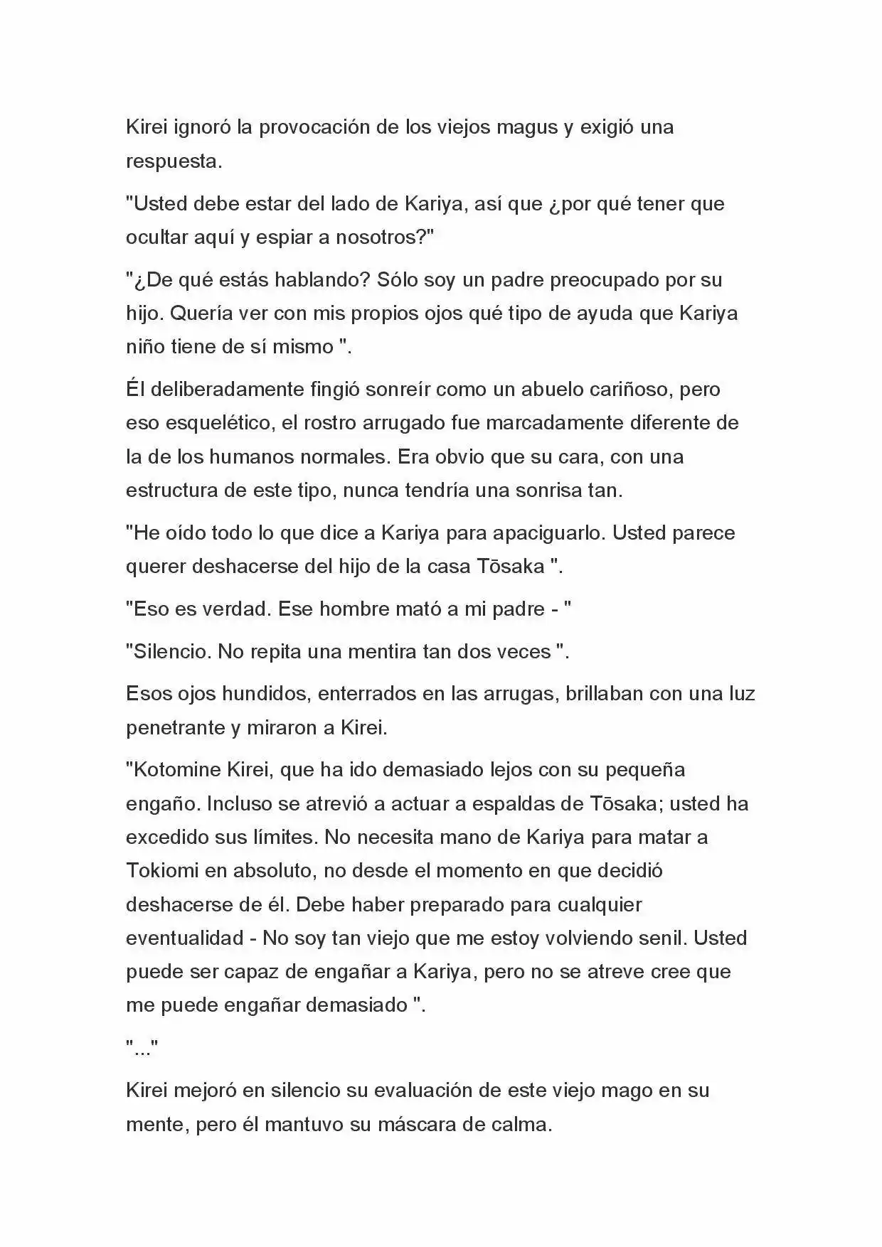 Fate Zero Novela capítulo 71, página 2