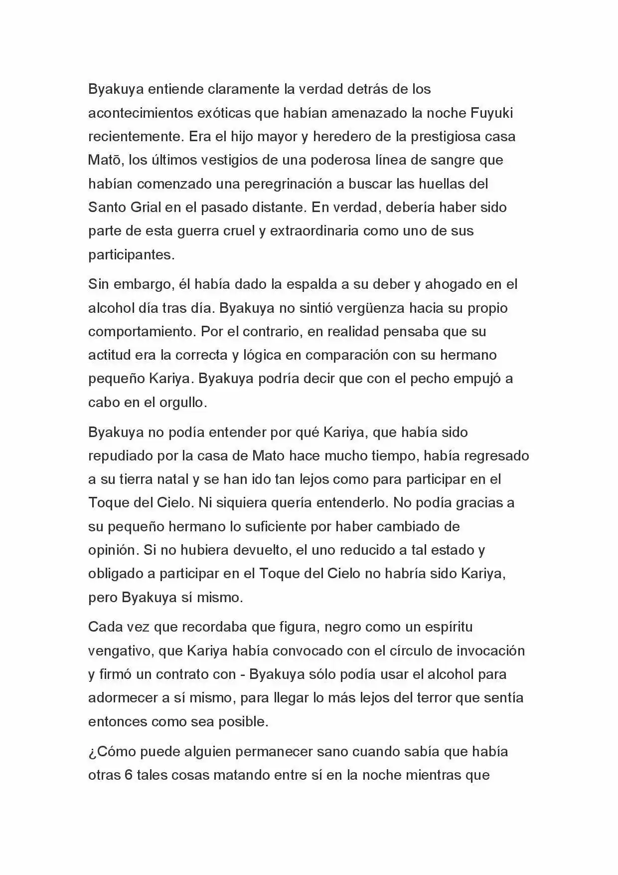 Fate Zero Novela capítulo 71, página 8