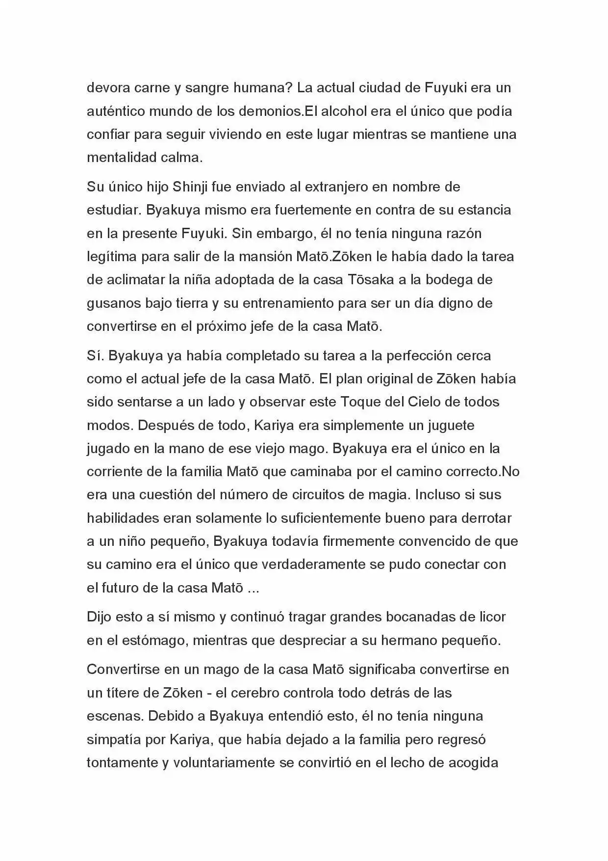 Fate Zero Novela capítulo 71, página 9
