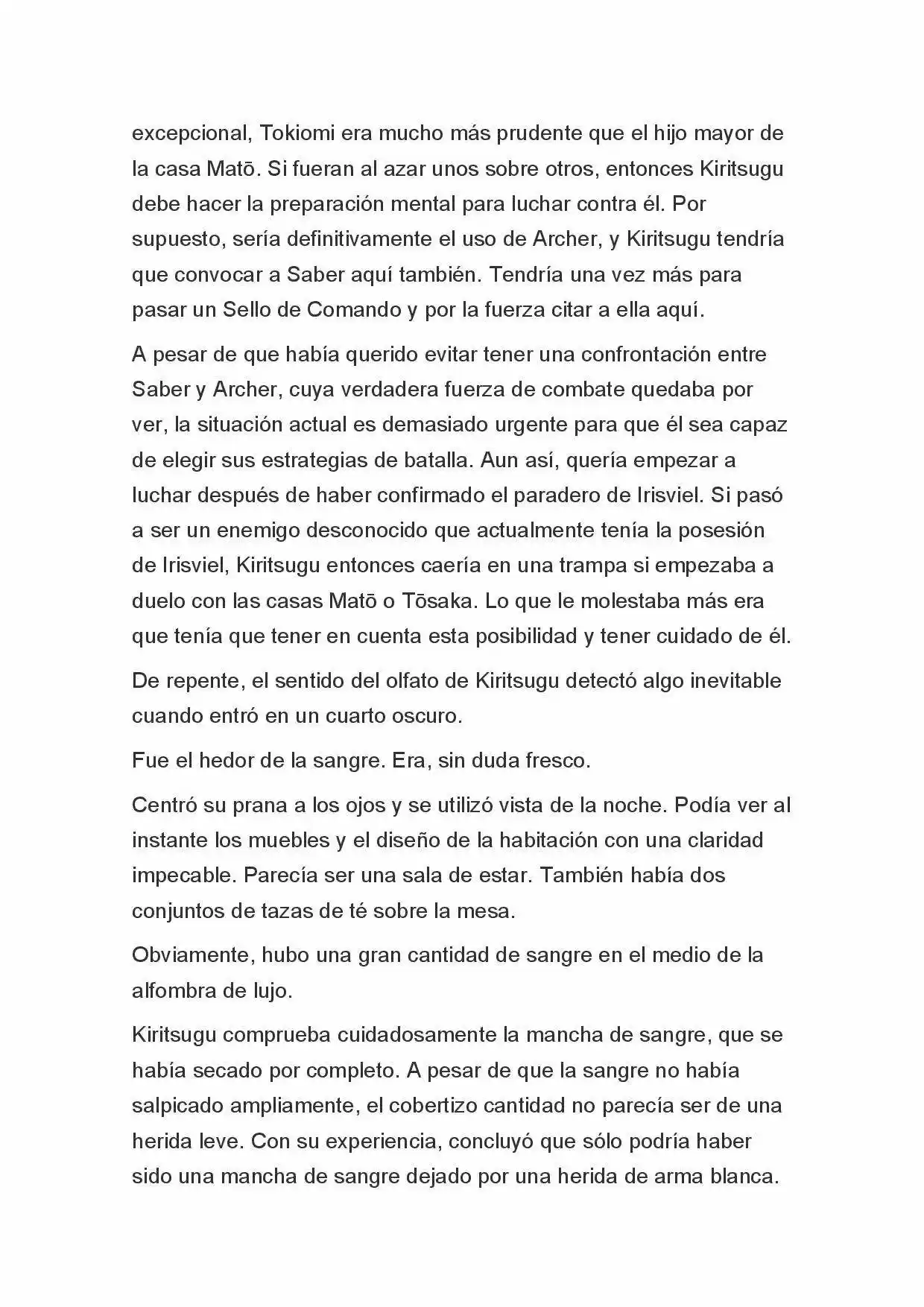 Fate Zero Novela capítulo 71, página 15