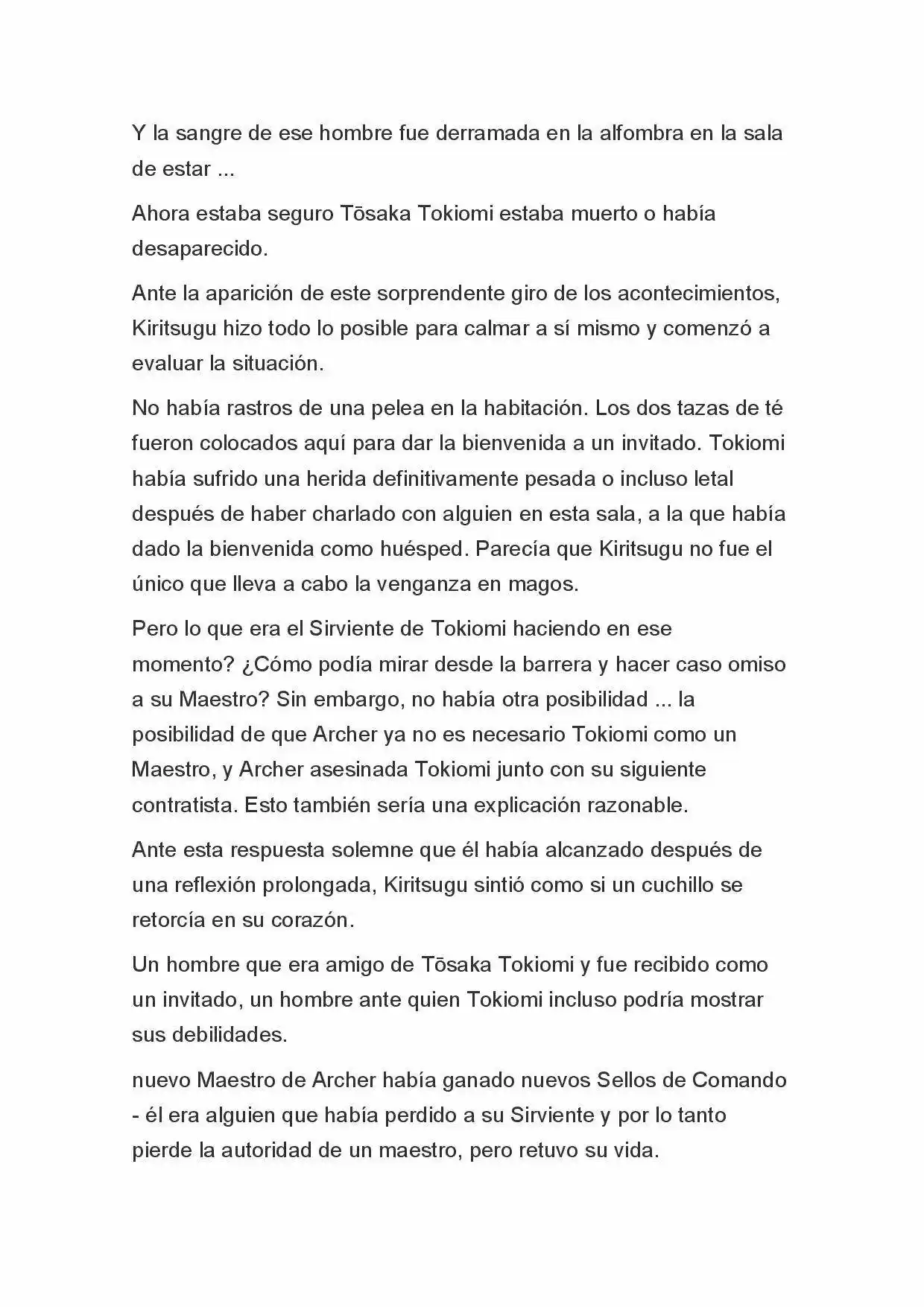 Fate Zero Novela capítulo 71, página 17