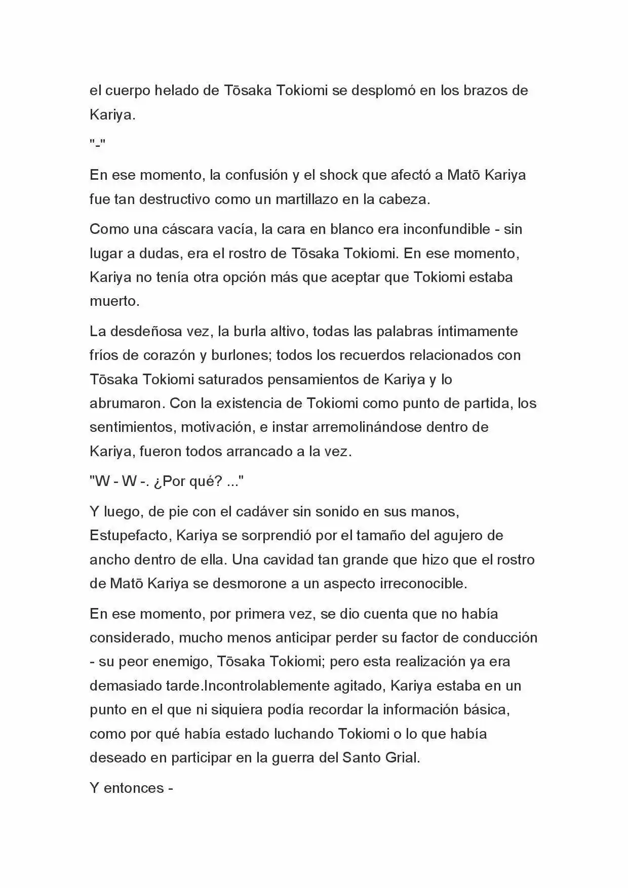Fate Zero Novela capítulo 72, página 5