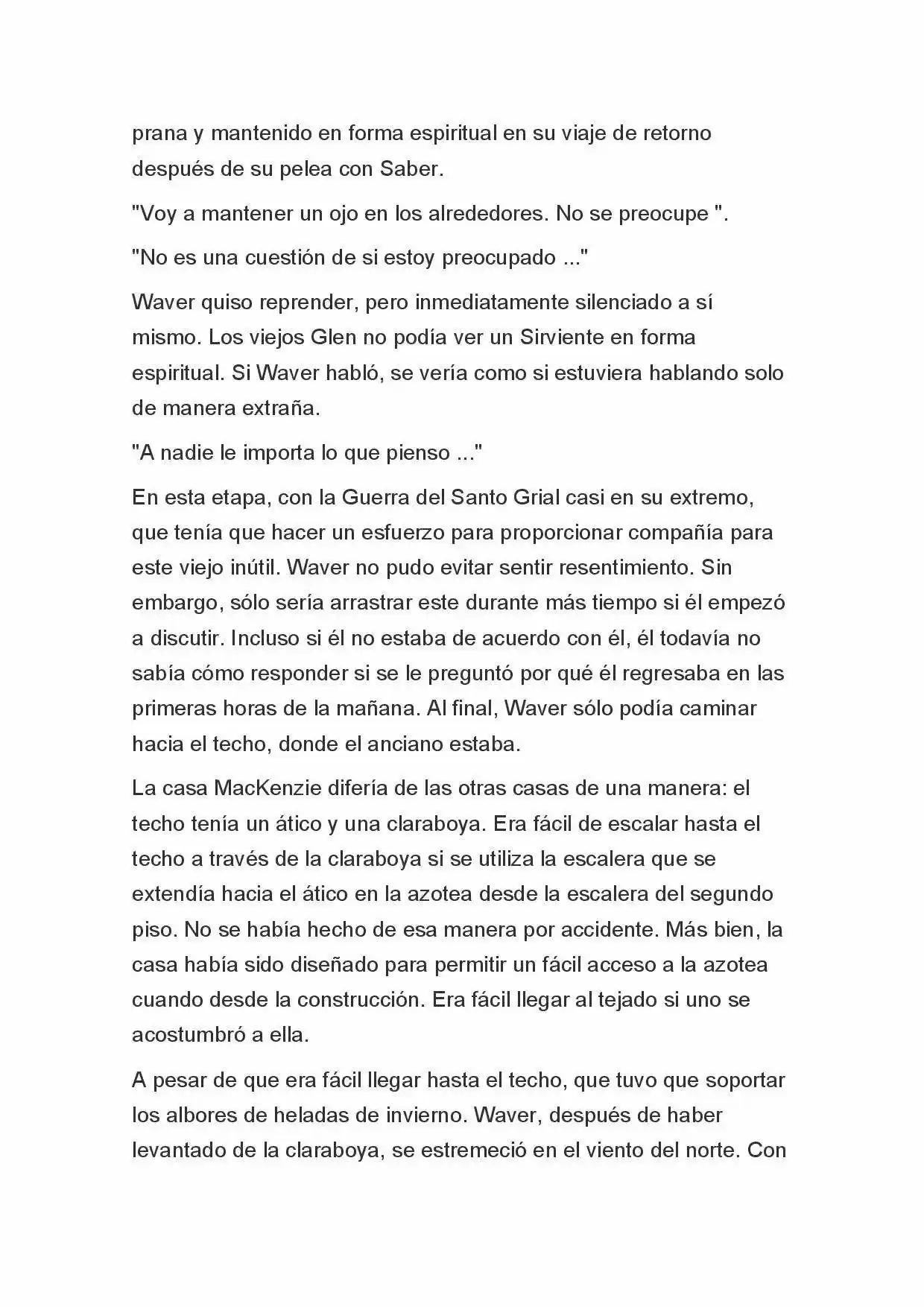 Fate Zero Novela capítulo 73, página 3
