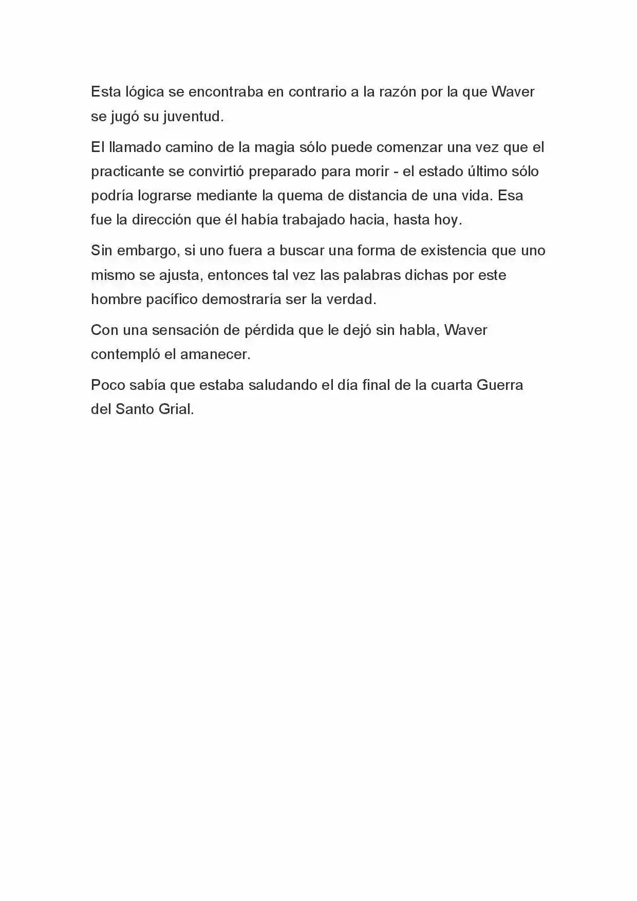 Fate Zero Novela capítulo 73, página 9