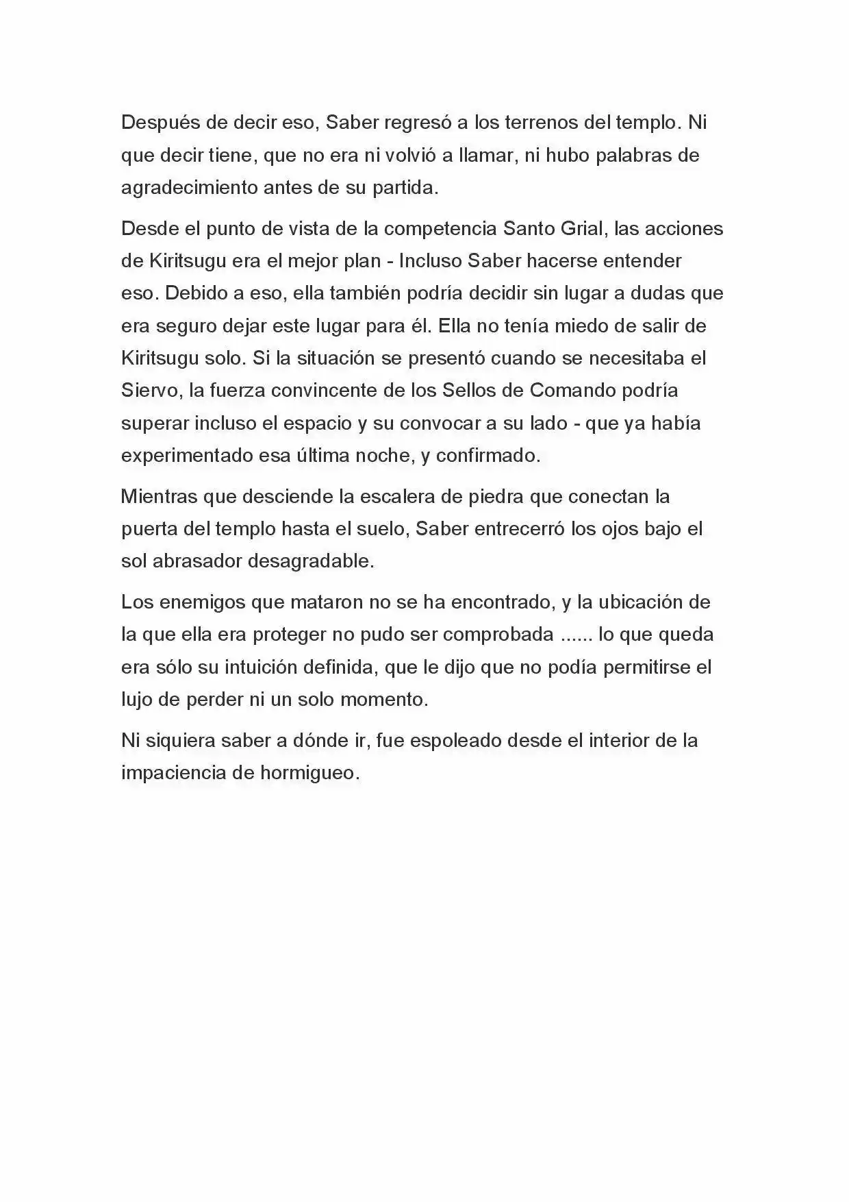 Fate Zero Novela capítulo 74, página 10