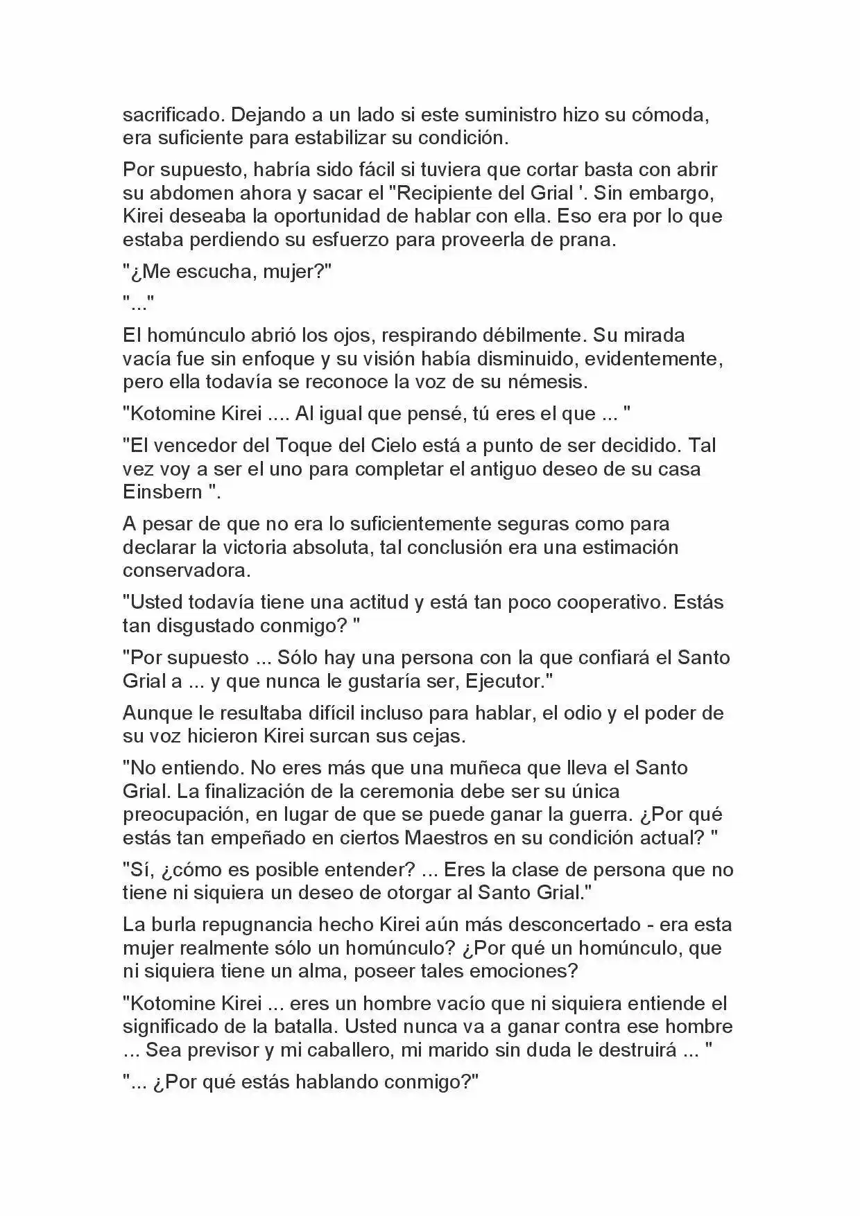 Fate Zero Novela capítulo 75, página 4