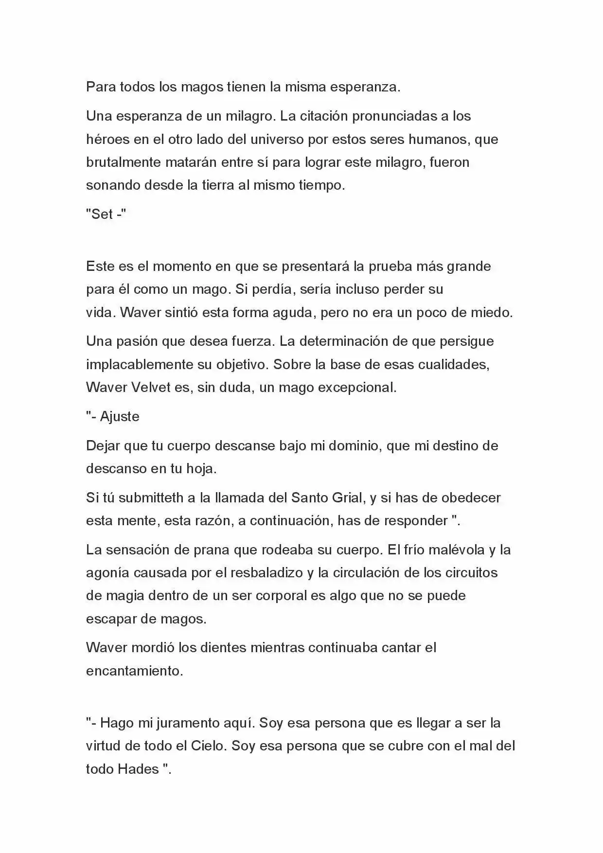Fate Zero Novela capítulo 8, página 5