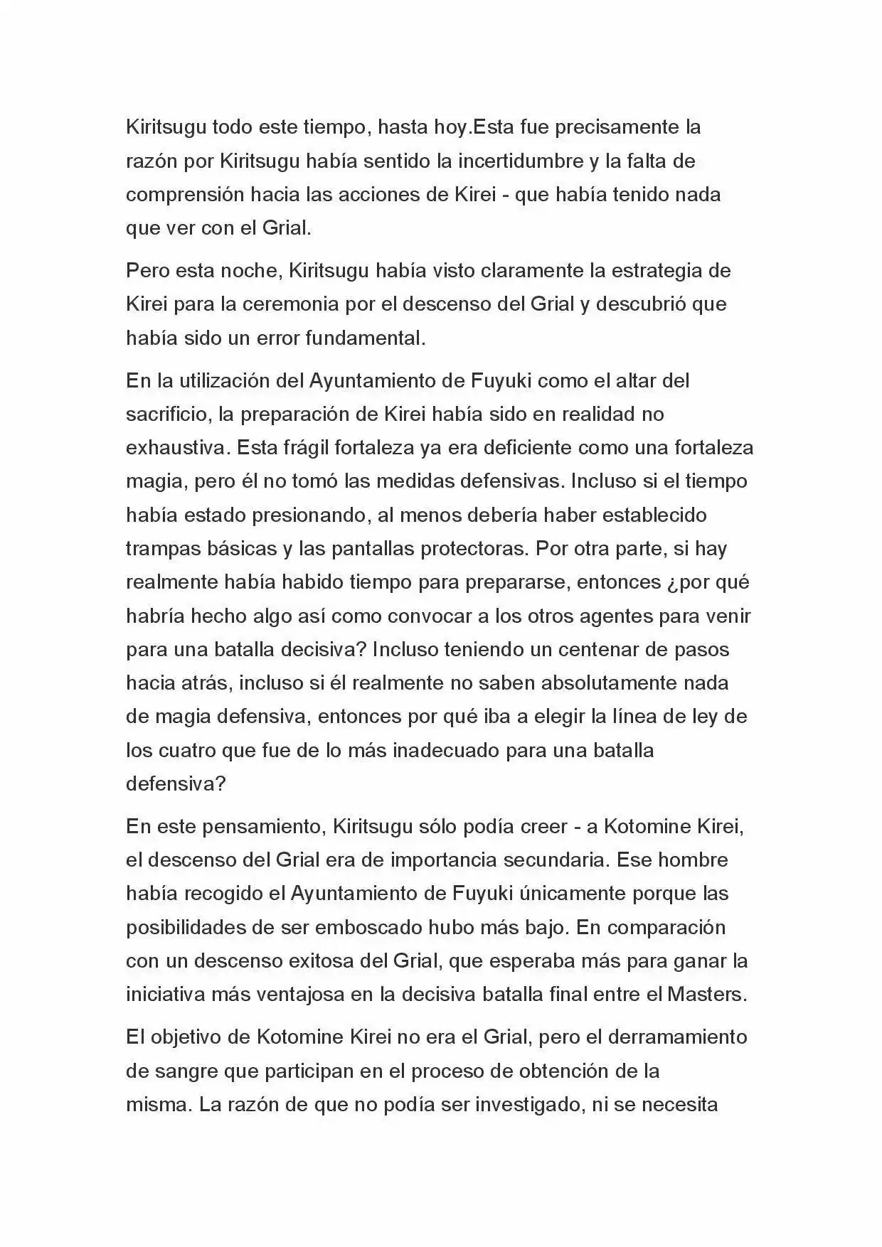 Fate Zero Novela capítulo 80, página 2