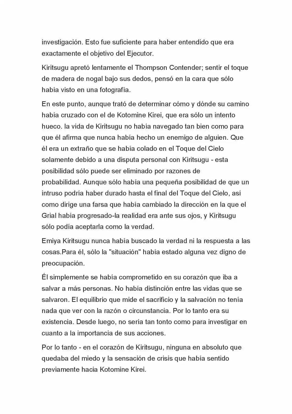 Fate Zero Novela capítulo 80, página 3