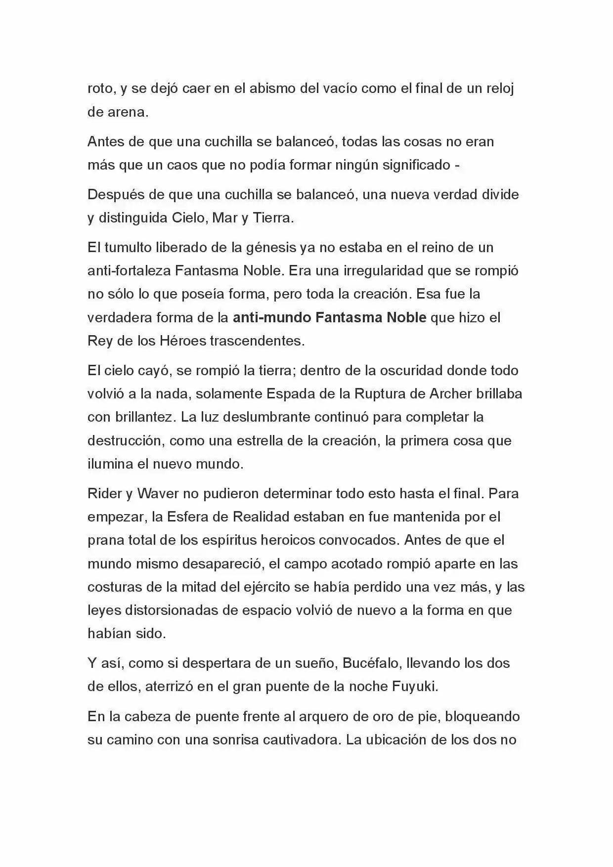 Fate Zero Novela capítulo 81, página 6