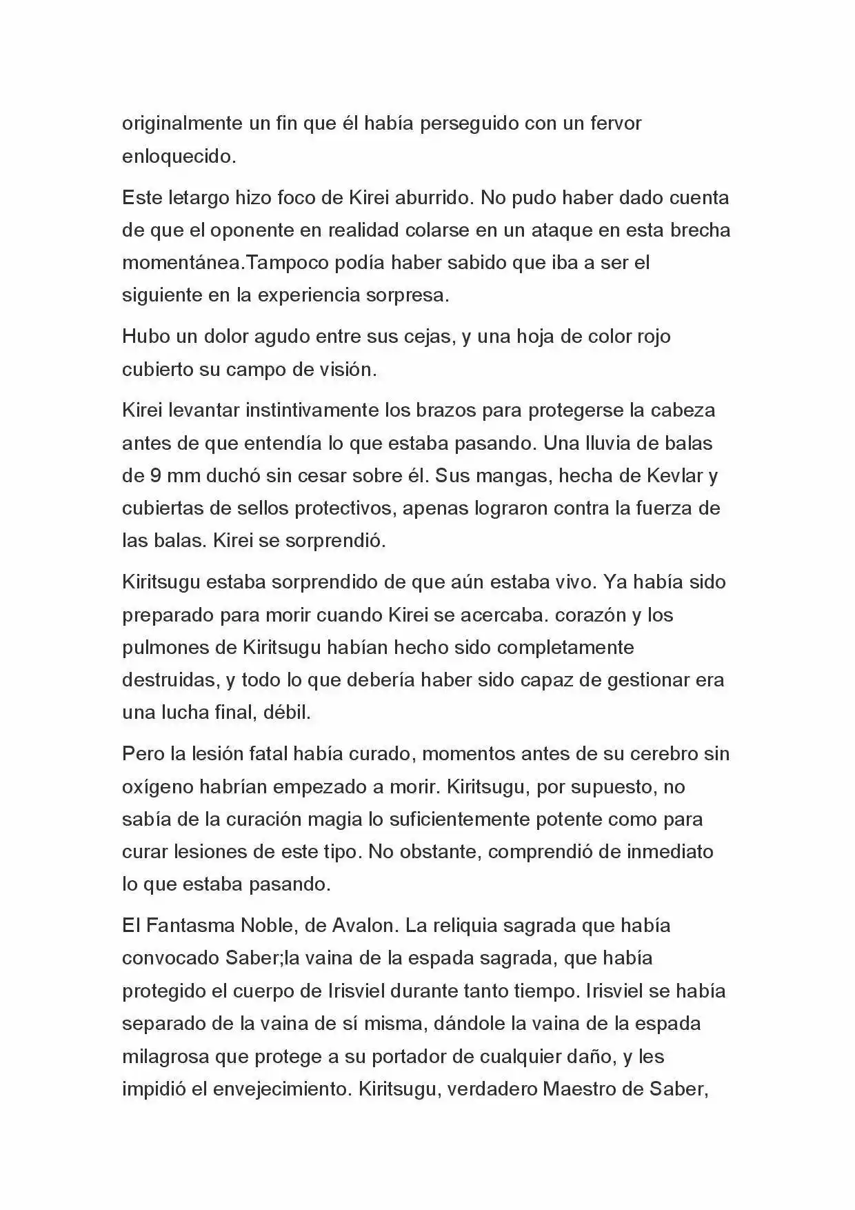Fate Zero Novela capítulo 83, página 7