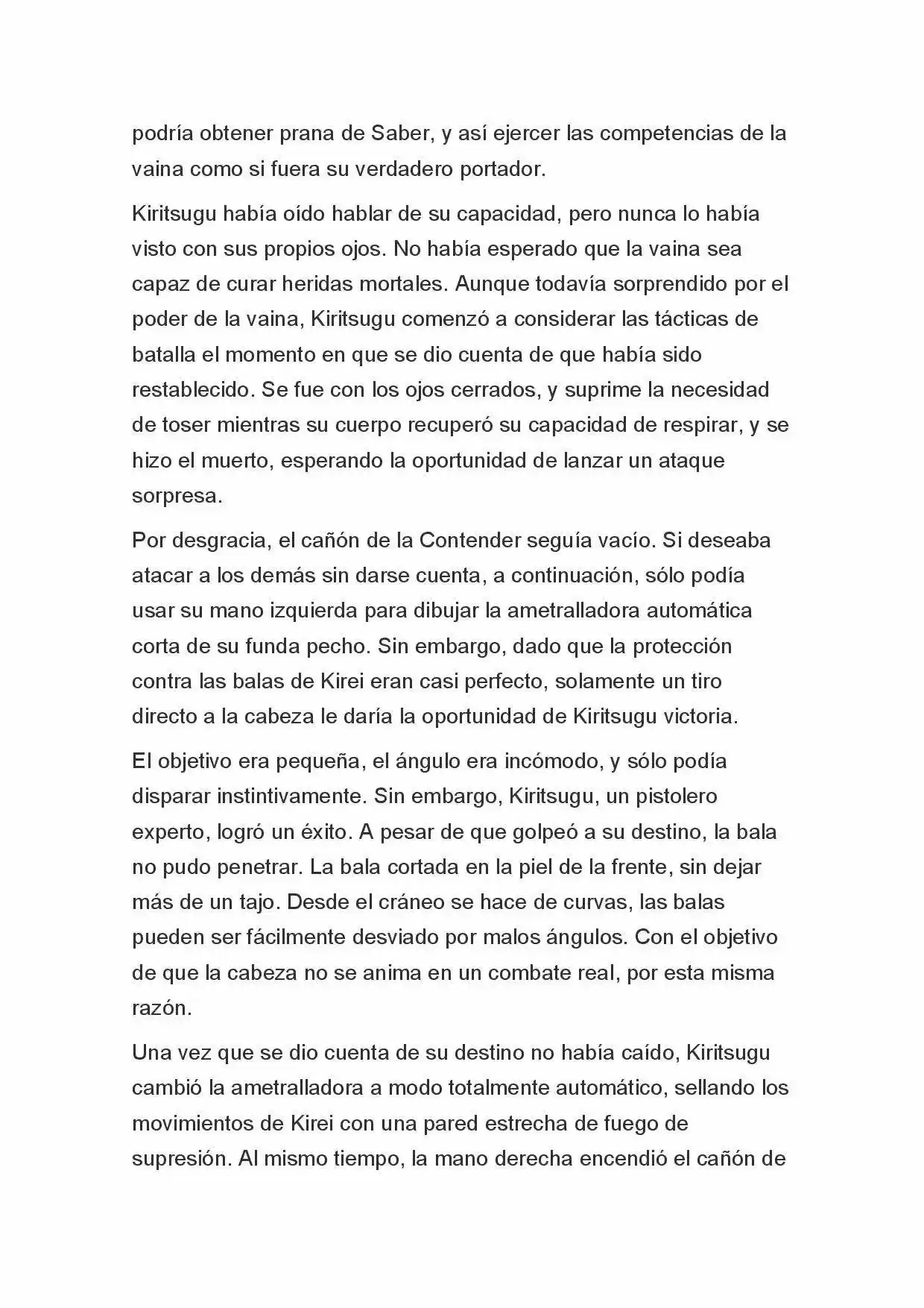 Fate Zero Novela capítulo 83, página 8