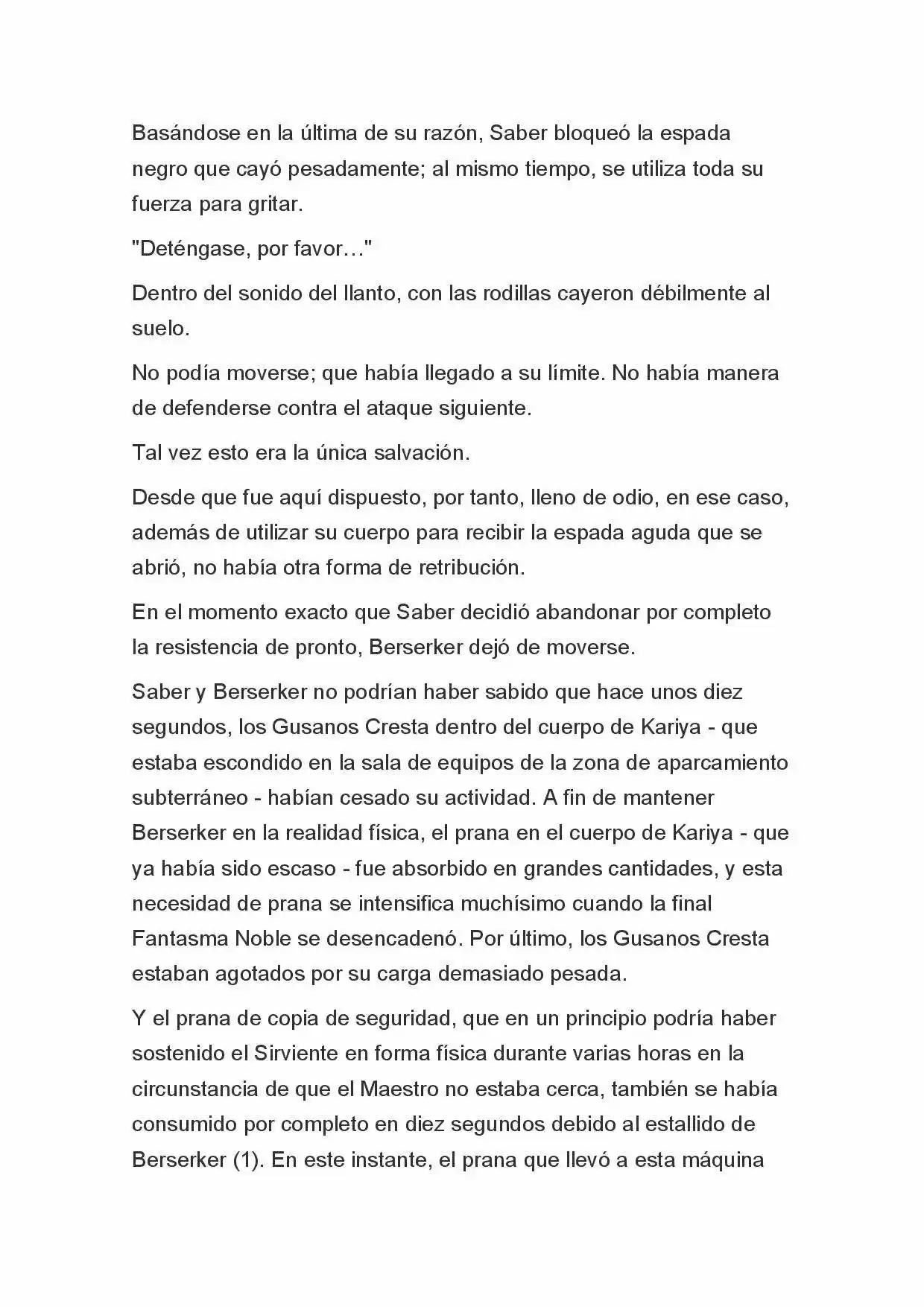 Fate Zero Novela capítulo 84, página 8