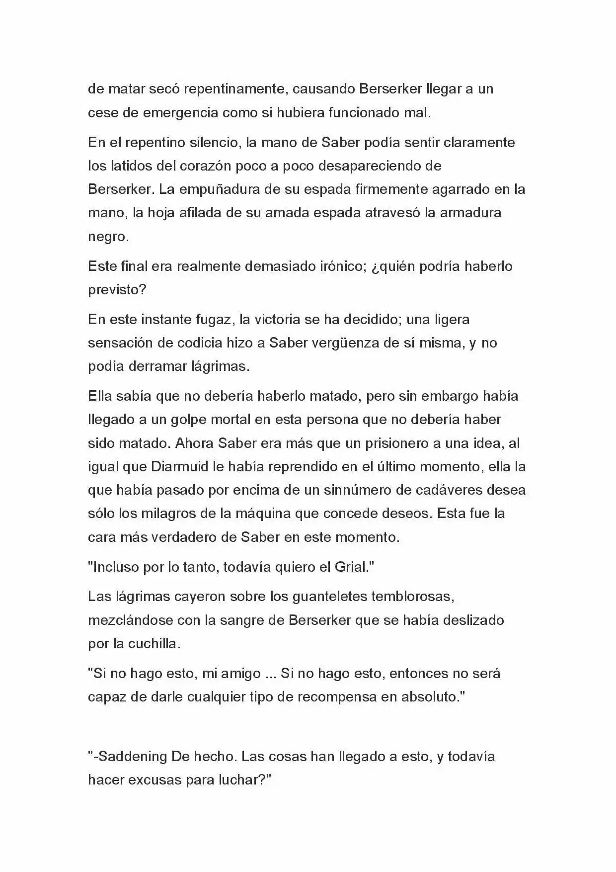Fate Zero Novela capítulo 84, página 9