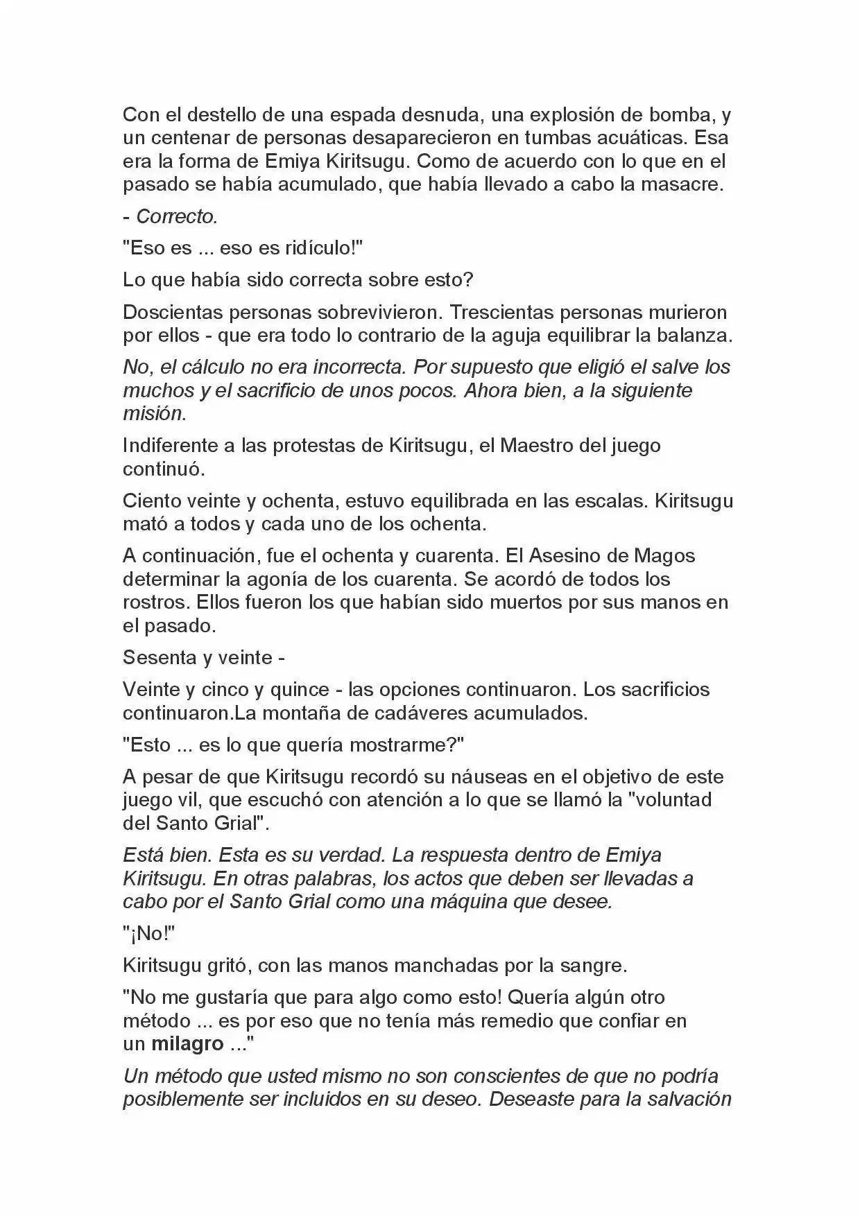 Fate Zero Novela capítulo 85, página 6