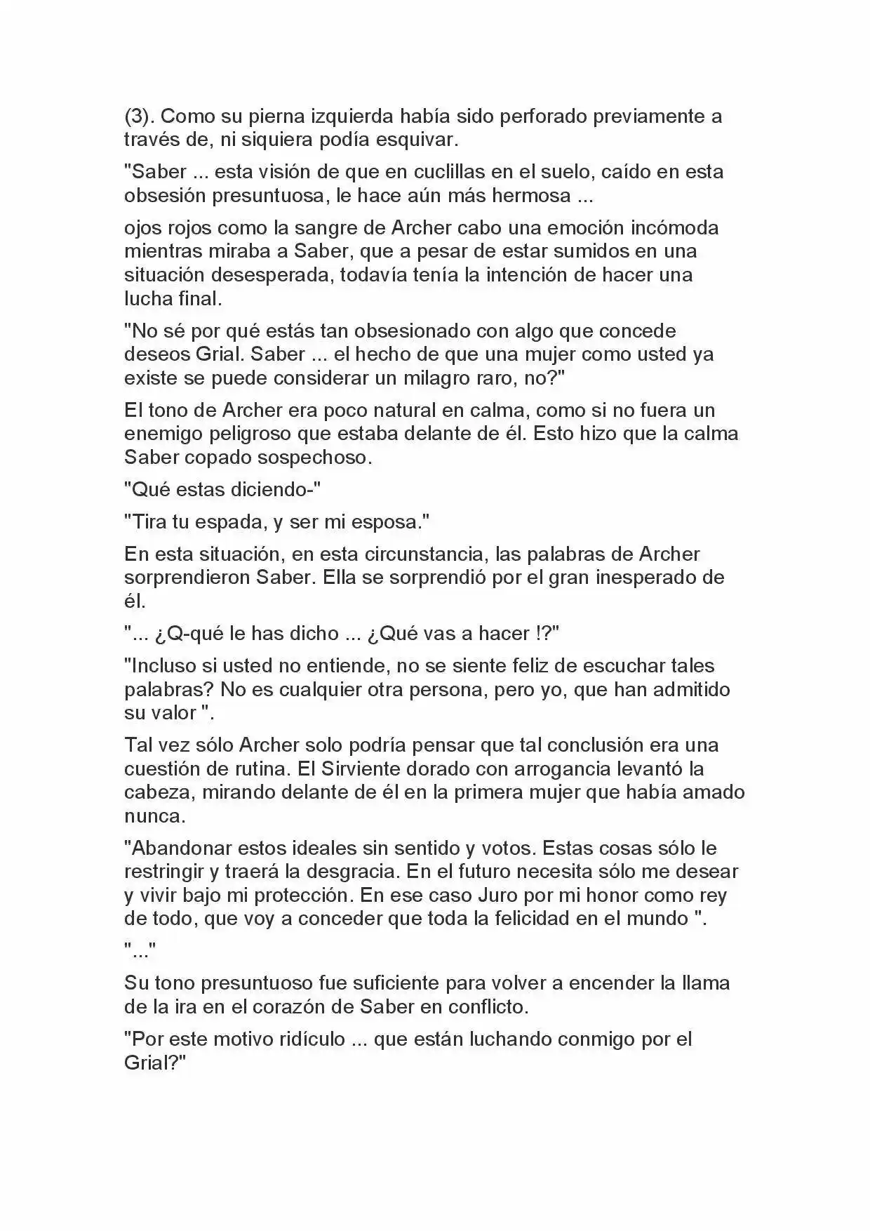 Fate Zero Novela capítulo 86, página 4
