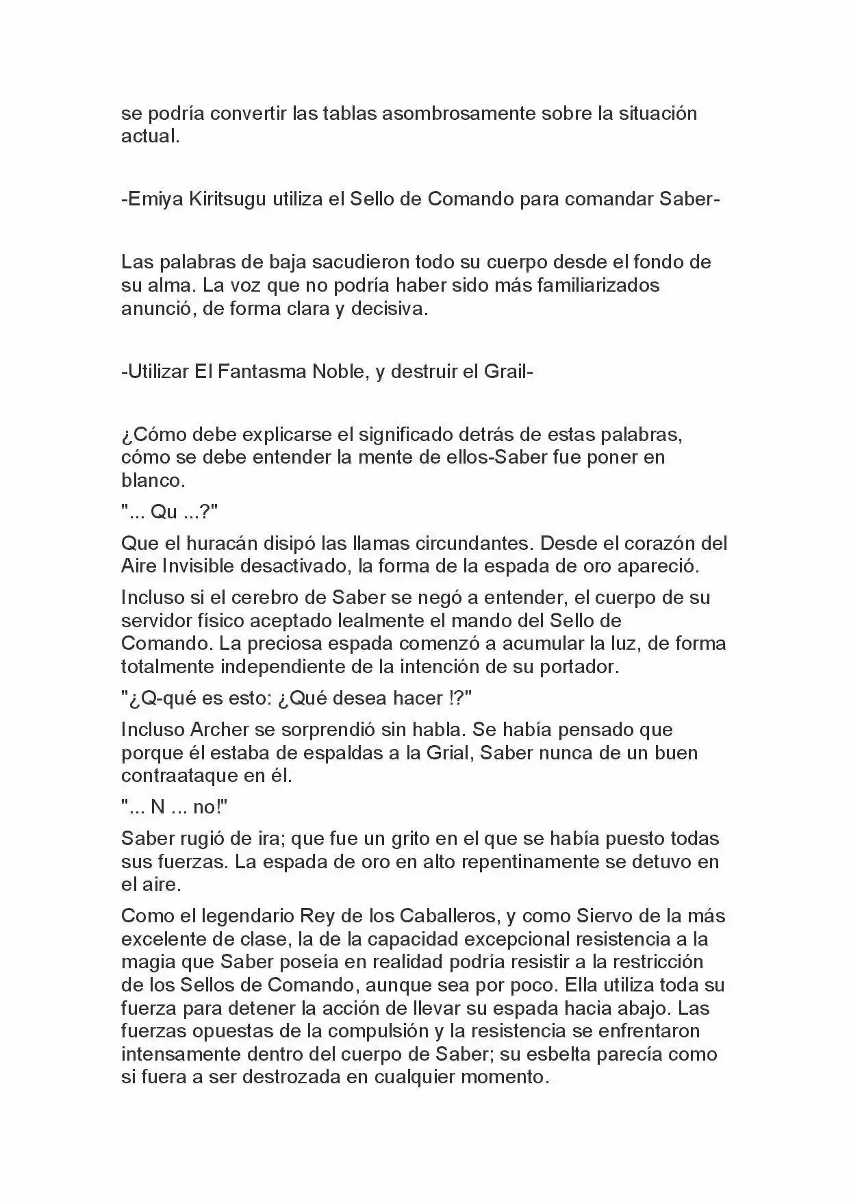 Fate Zero Novela capítulo 86, página 7