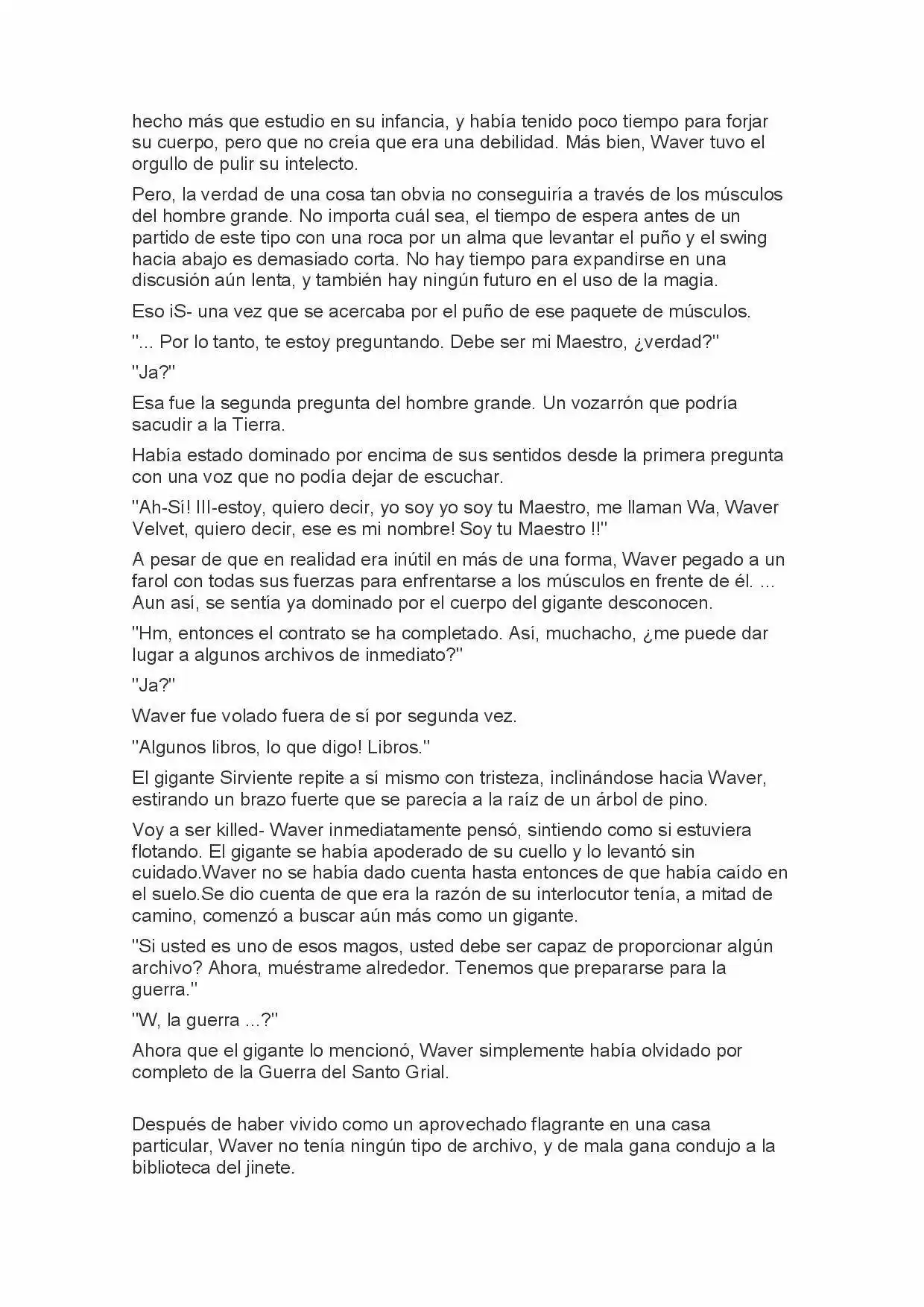 Fate Zero Novela capítulo 9, página 3