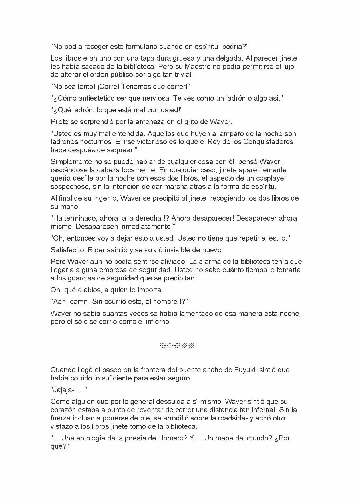 Fate Zero Novela capítulo 9, página 6