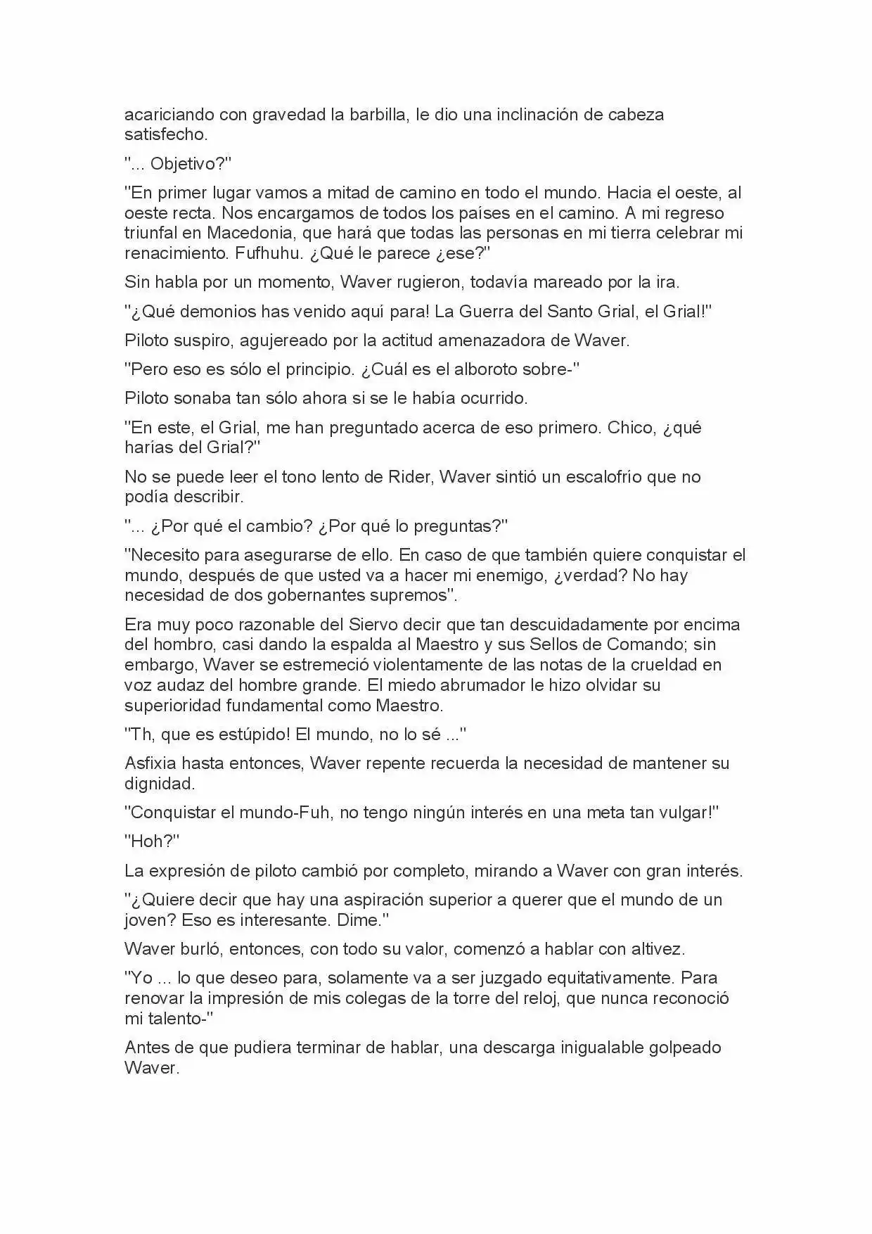 Fate Zero Novela capítulo 9, página 8