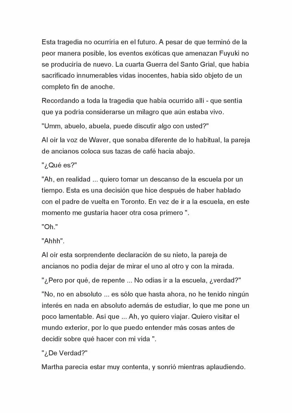 Fate Zero Novela capítulo 90, página 3