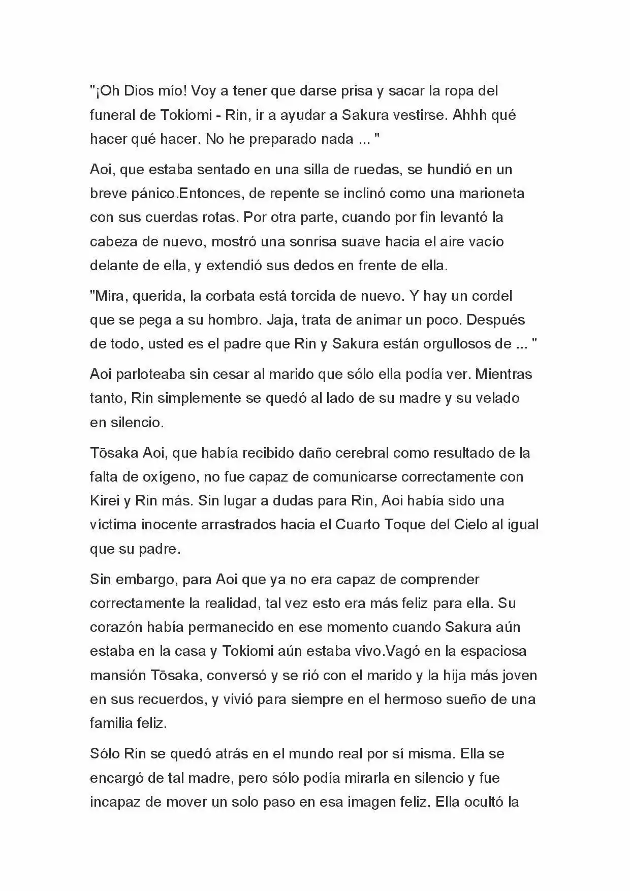 Fate Zero Novela capítulo 91, página 4