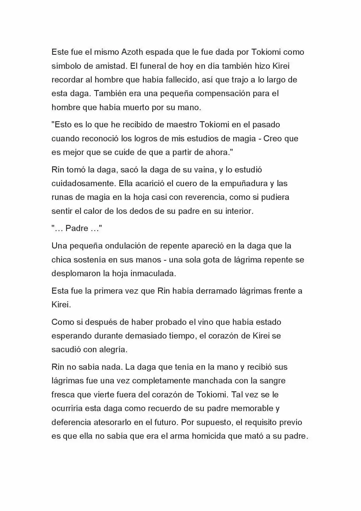 Fate Zero Novela capítulo 91, página 8