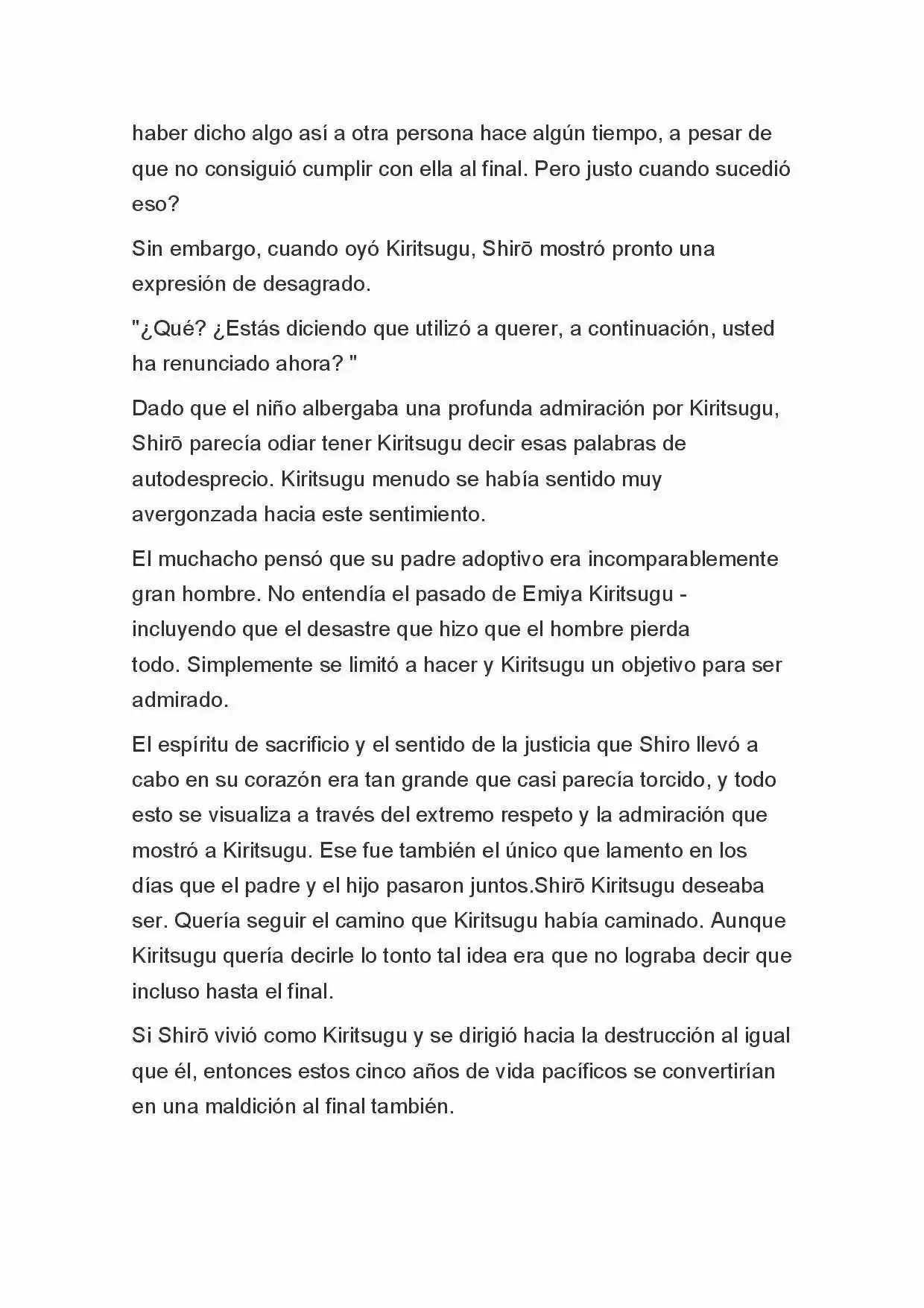 Fate Zero Novela capítulo 92, página 5